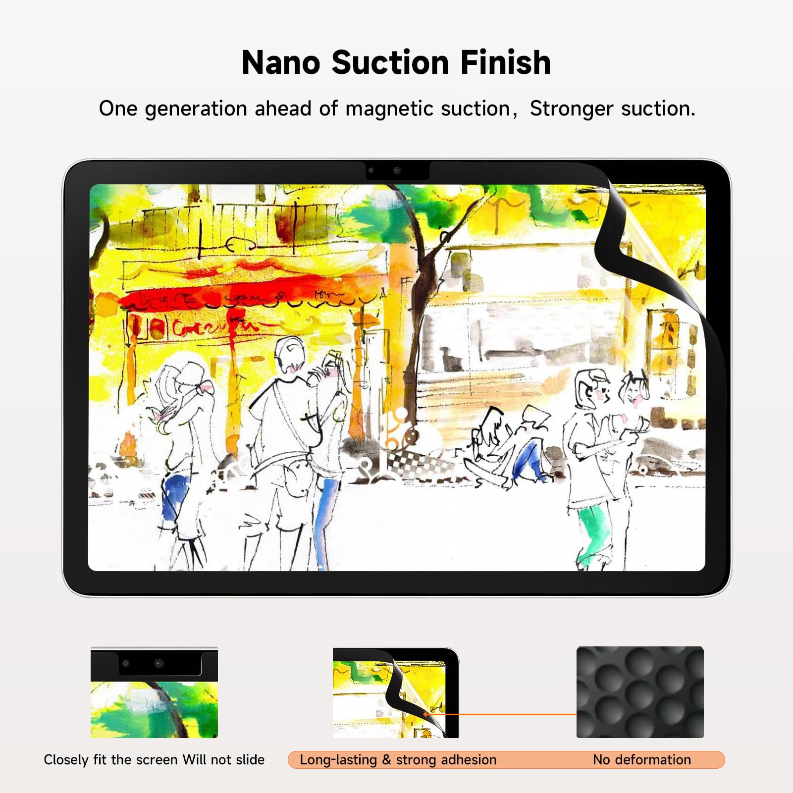 Magicsuction Paper Screen Protector For Google Pixel Tablet 11 Inch 2023, Write And Draw Like On Paper, Pixel Tablet 10.95'' Ant