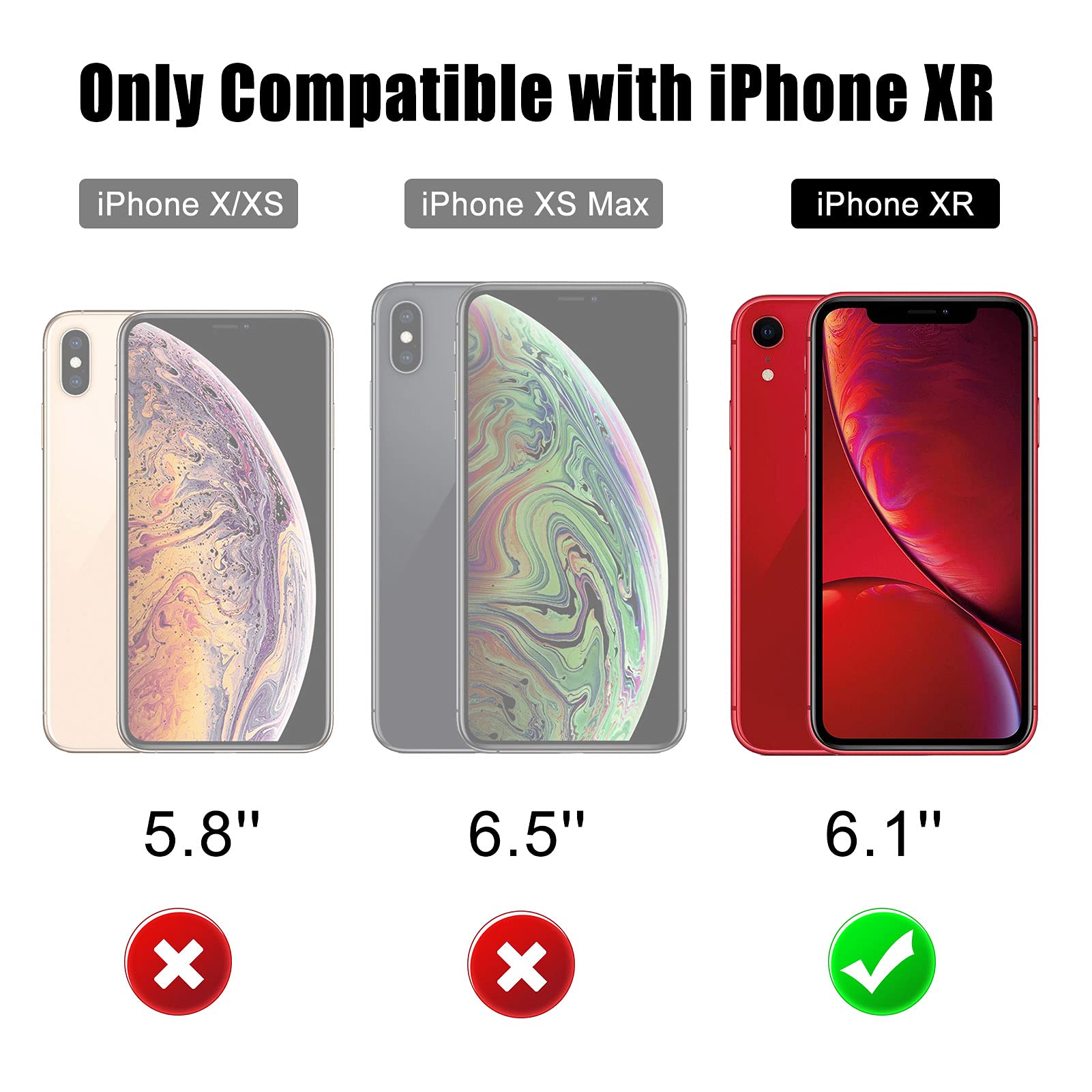 Beasyjoy For Iphone Xr Metal Case Heavy Duty With Screen Full Body Protective Waterproof Shockproof Drop Proof Tough Rugged Hybr