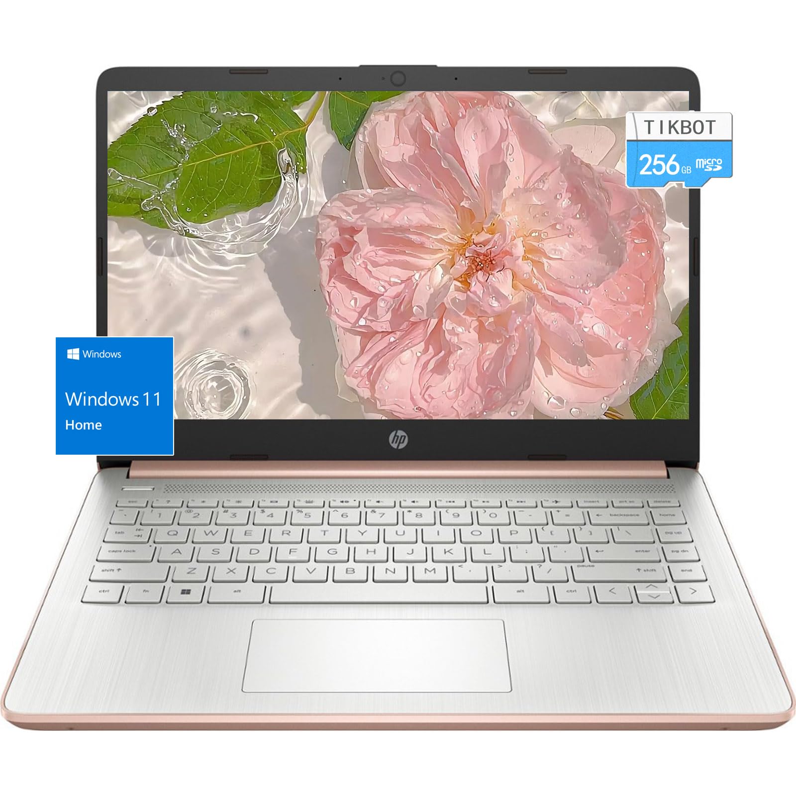 Hp 14Inch Laptop Windows 11-8Gb Ram - 320Gb Storage - Quad-Core Intel Celeron N4120 - Usb Type-C - Sd Card Reader - Long Battery