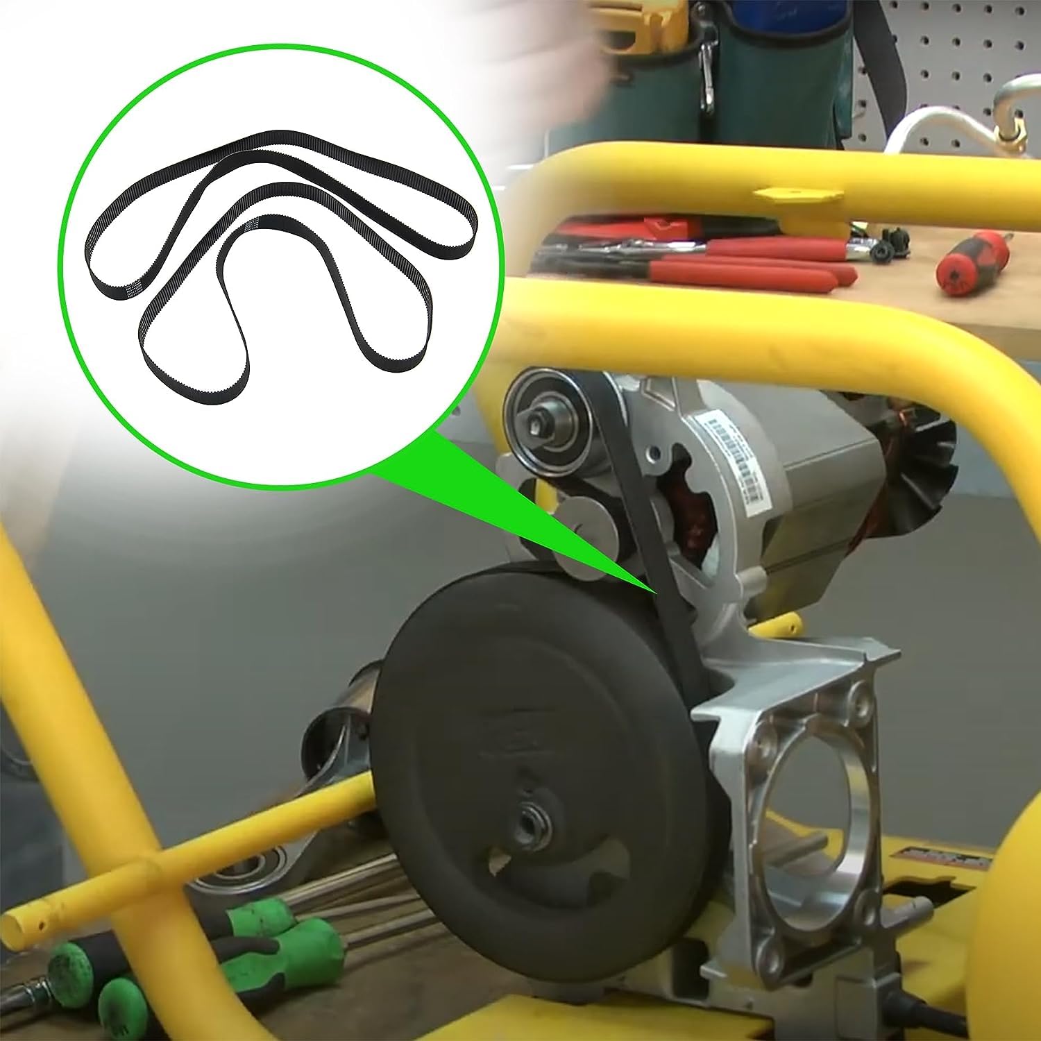 Thaekuns A12210 N011005 Air Compressor Drive Belt For Dewalt