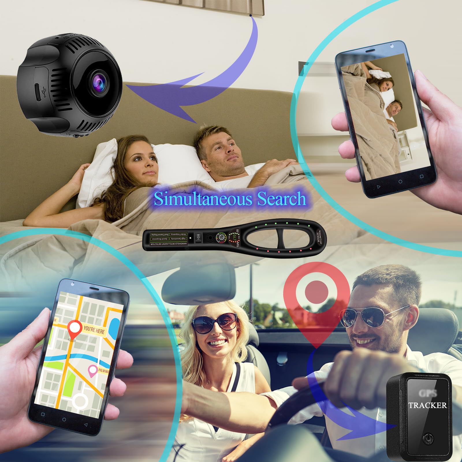 Keulgoul Camera Detector Camera Finder Protect Your Privacy For Hotels Car Office Home Travel
