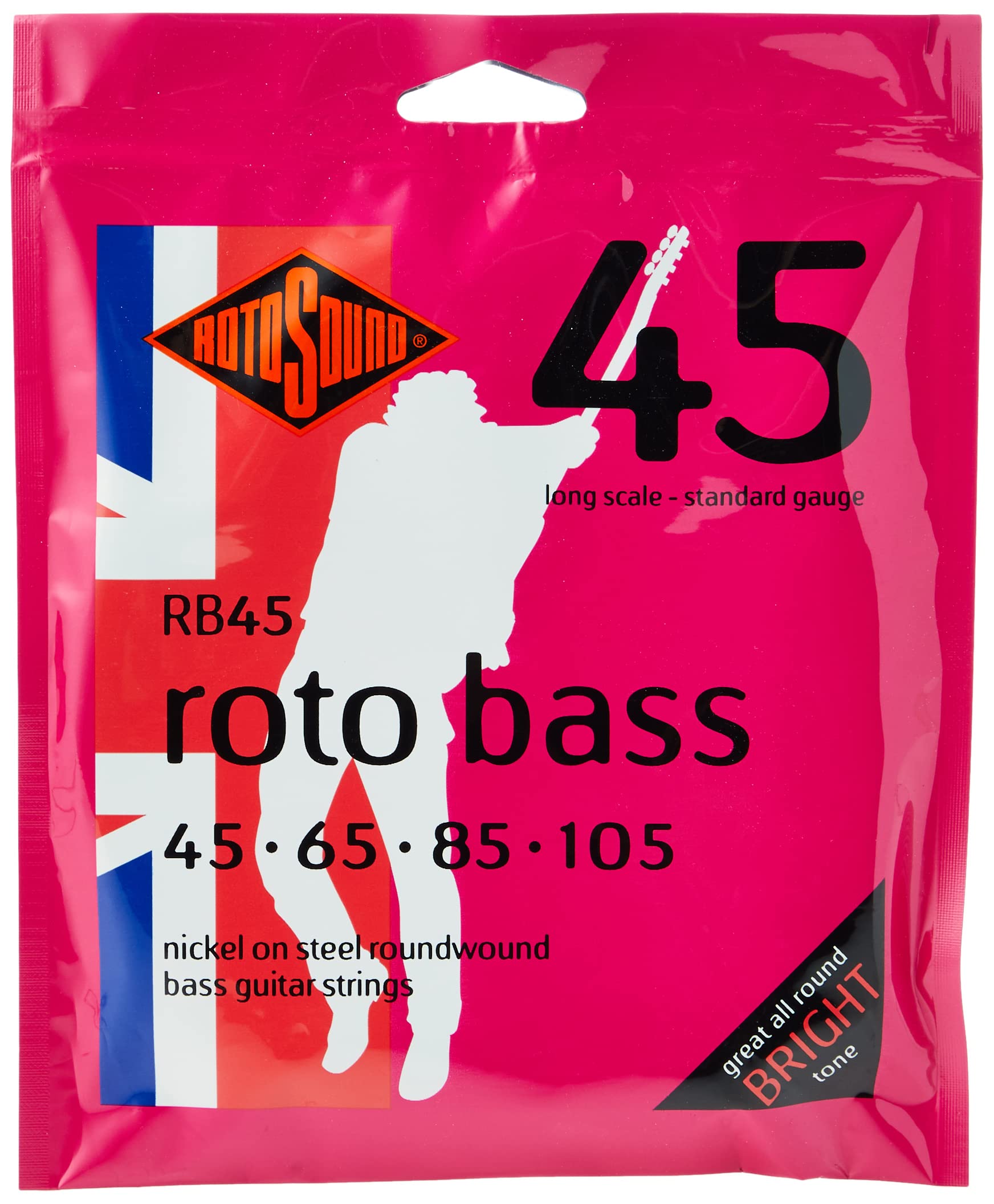 Rotosound Rb45 Rotobass Nickel Roundwound Strings