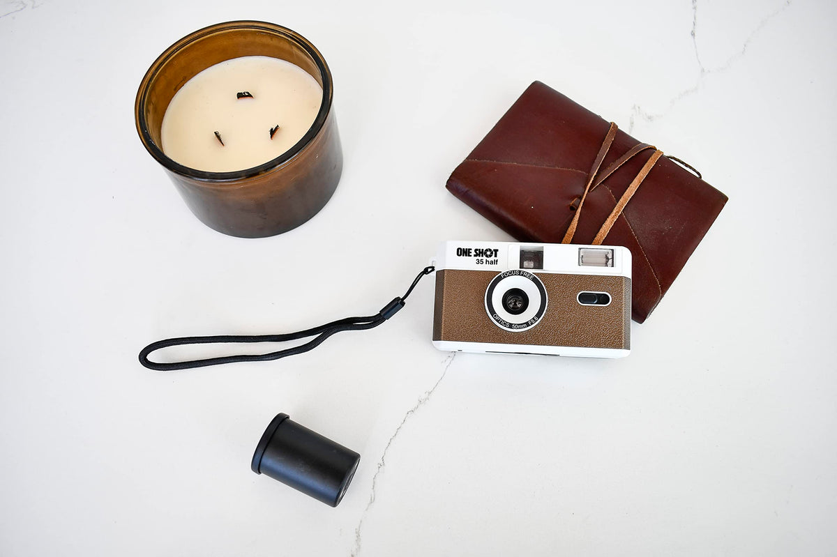 Single Shot Camera Frame 1 Shot Point And Shoot 35Mm Film Camera, Reusable Retro Half Frame Cam ...