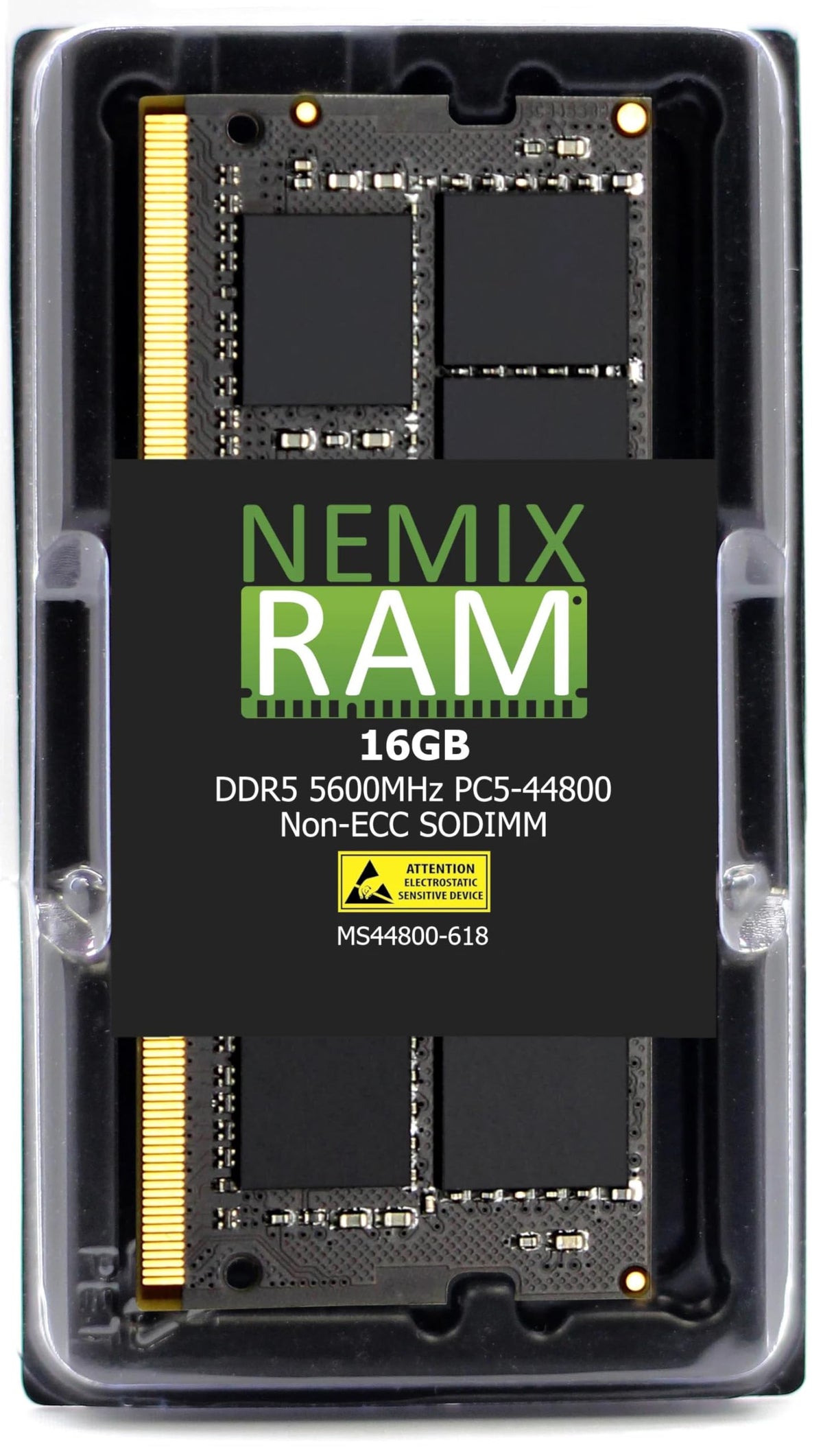 Nemix Ram 16Gb (1X16Gb) Ddr5 5600Mhz Pc5-44800 1Rx8 1.1V Cl46 262-Pin Non-Ecc Sodimm Laptop Pc Memory Compatible With Samsung M425R2Ga3Bb0-Cwm