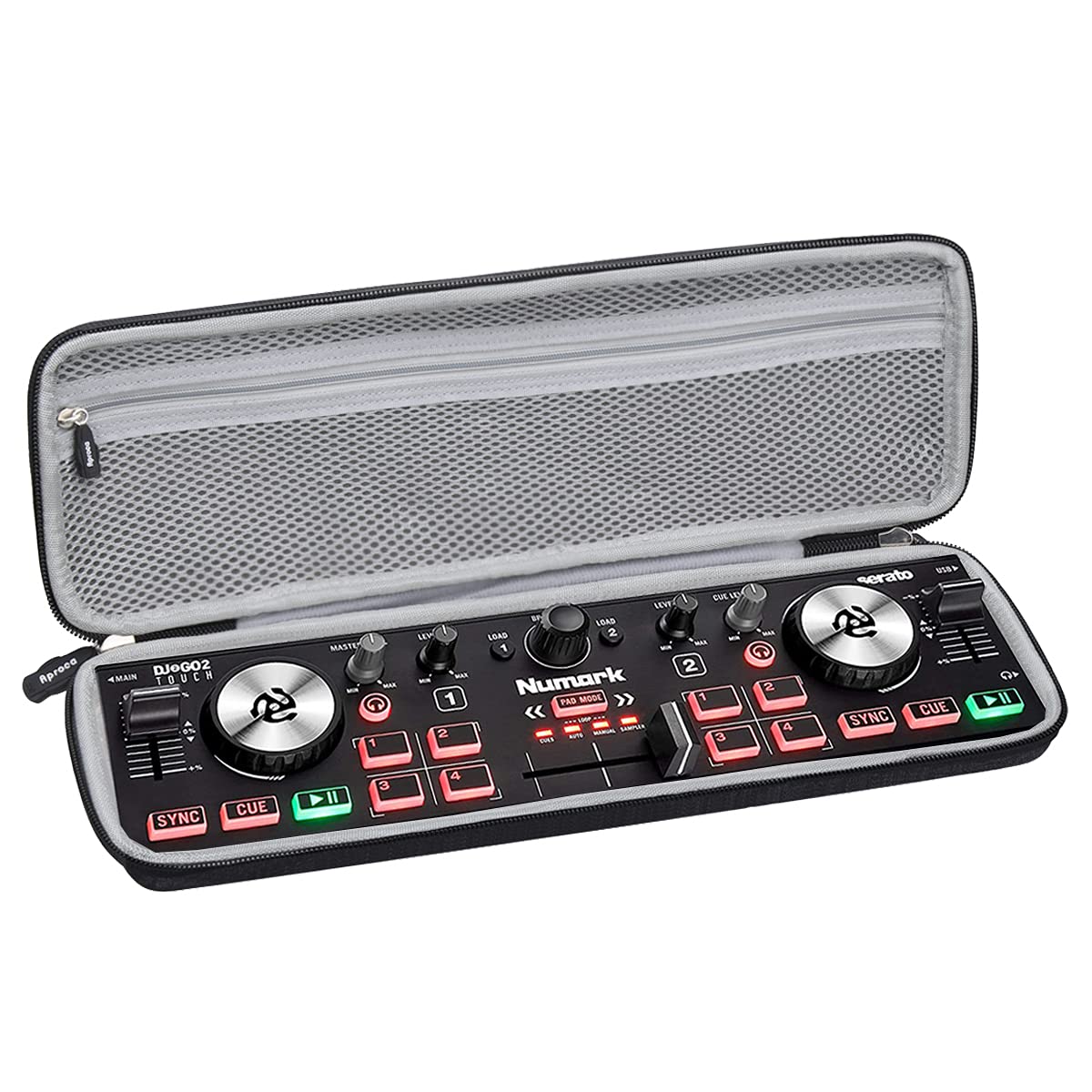 Aproca Hard Carry Travel Case Compatible With Numark Dj2Go2 Pocket Dj Controller