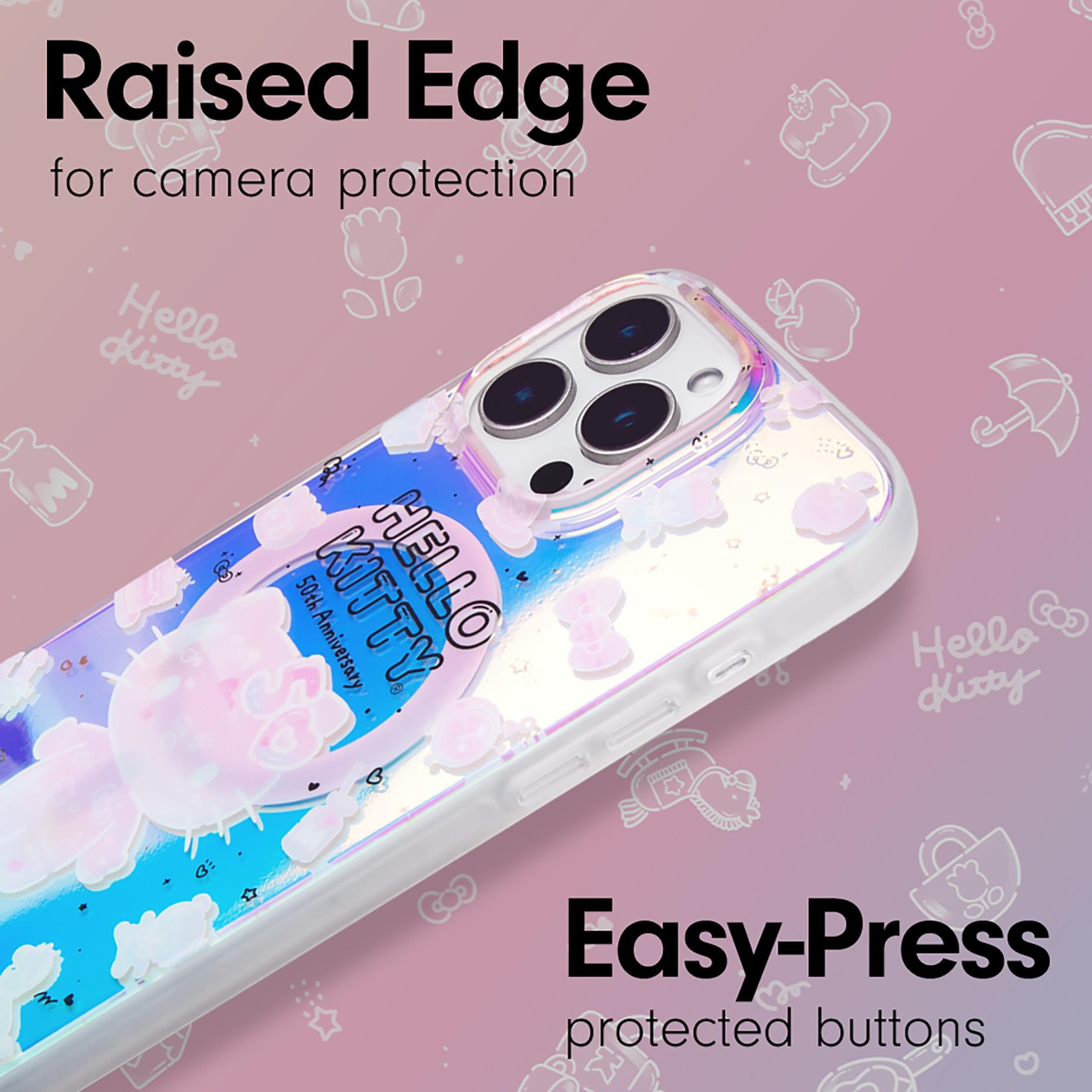 Sonix X Sanrio Case For Iphone 16 Pro Max | Compatible With Magsafe | 10Ft Drop Tested | Hello Kitty 50Th Anniversary