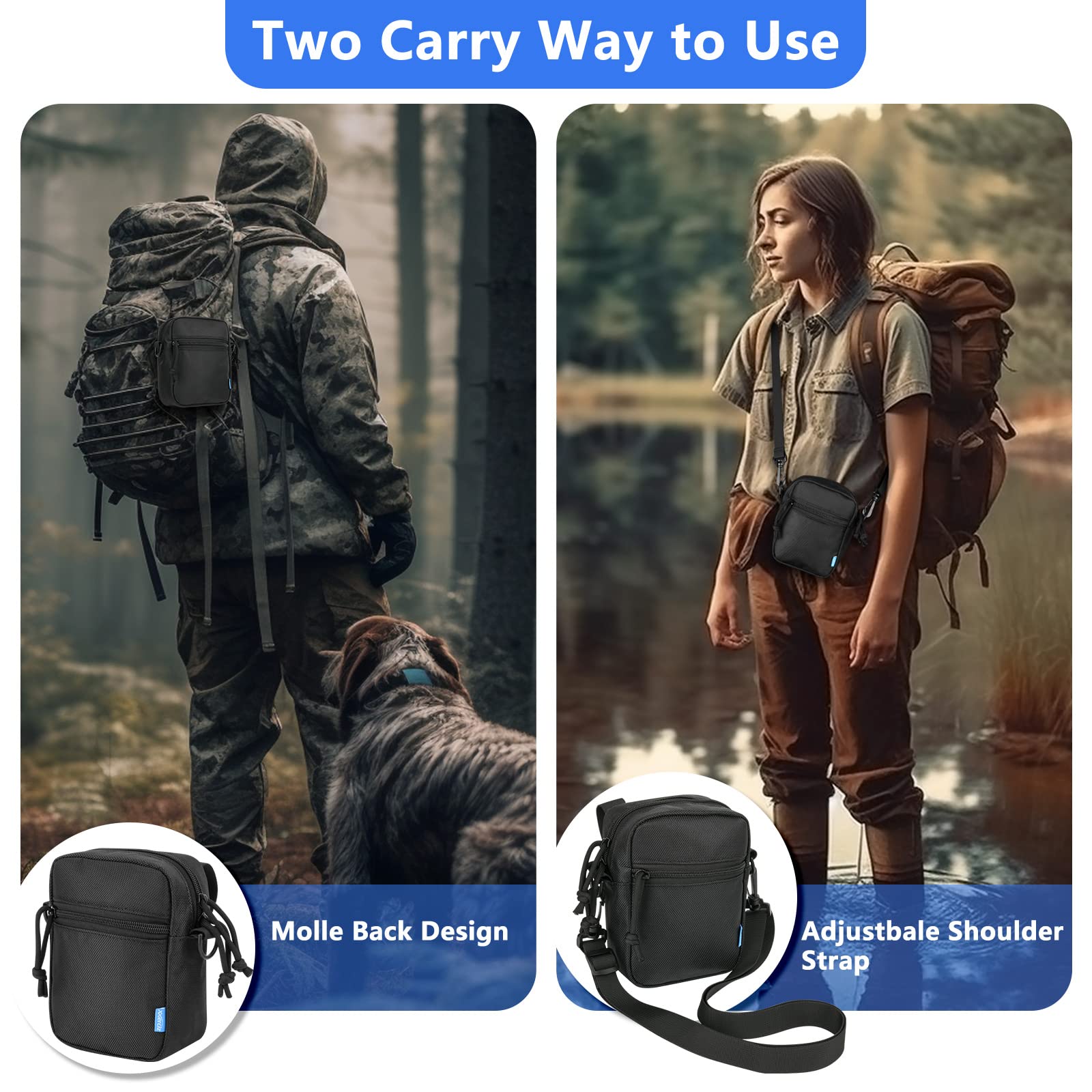 Xxerciz Protective Case For Fvtga Night Vision Goggles, Nylon Travel Bag For Night Vision Binoculars, Soft Linner And Shoulder S