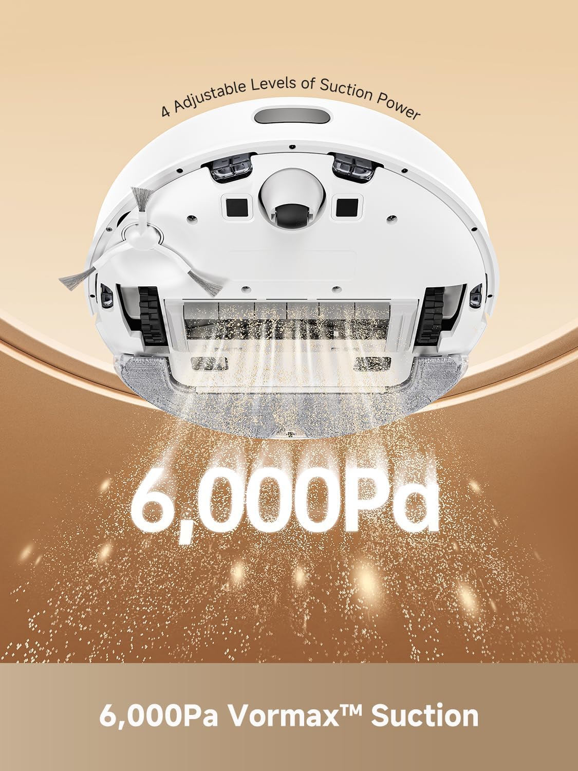 Dreame D10 Plus Gen 2 Robot Vacuum And Mop With Self Emptying Base For 90 Days Of Cleaning, 6000 Pa Suction And Lidar Navigation