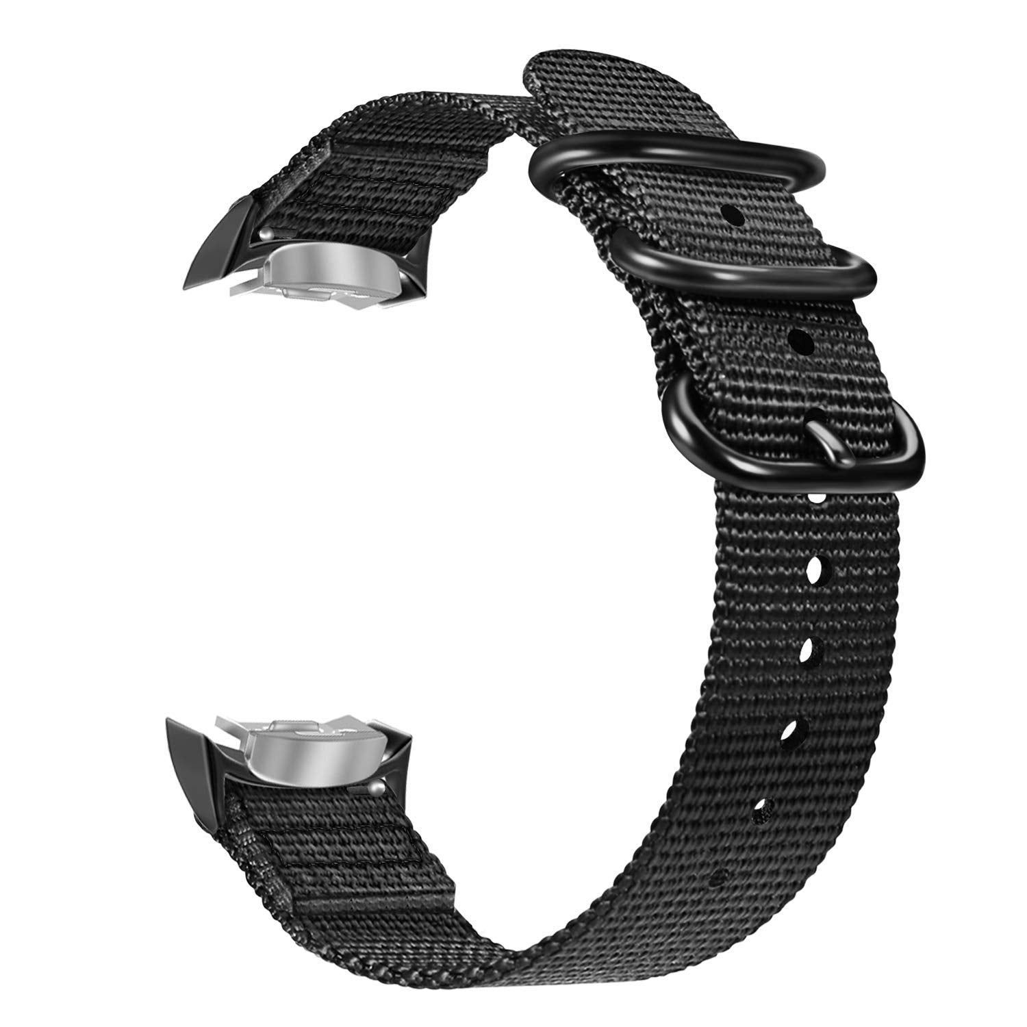 Fintie Band Compatible With Gear S2, Soft Woven Nylon Adjustable Replacement Sport Strap With Adapters Compatible With Samsung G