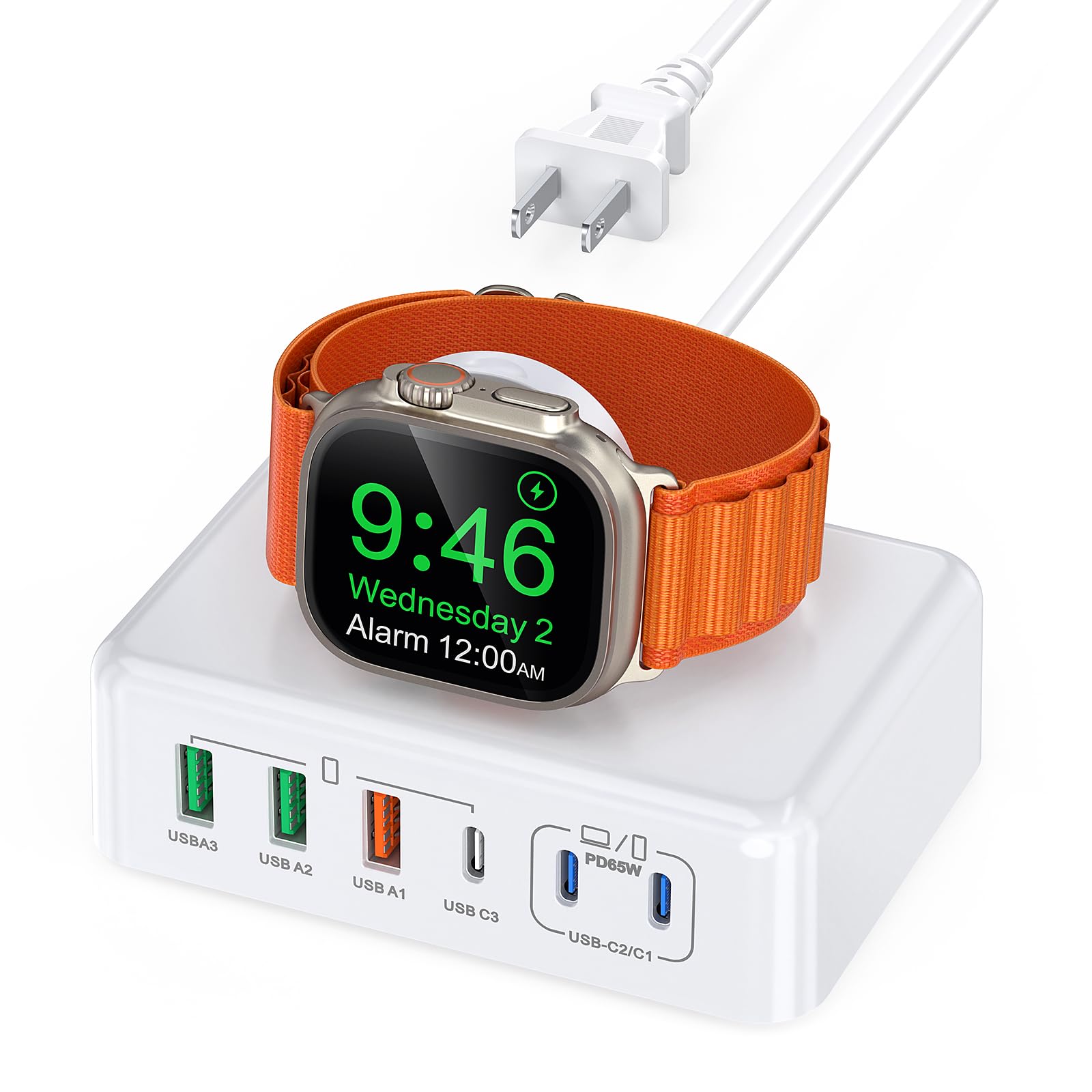 Bovicas 170W Usb C Charging Station Block, Travel Charger For Multiple Devices, Usb C Charger Plug For Iphone 15 14 13 12 Series