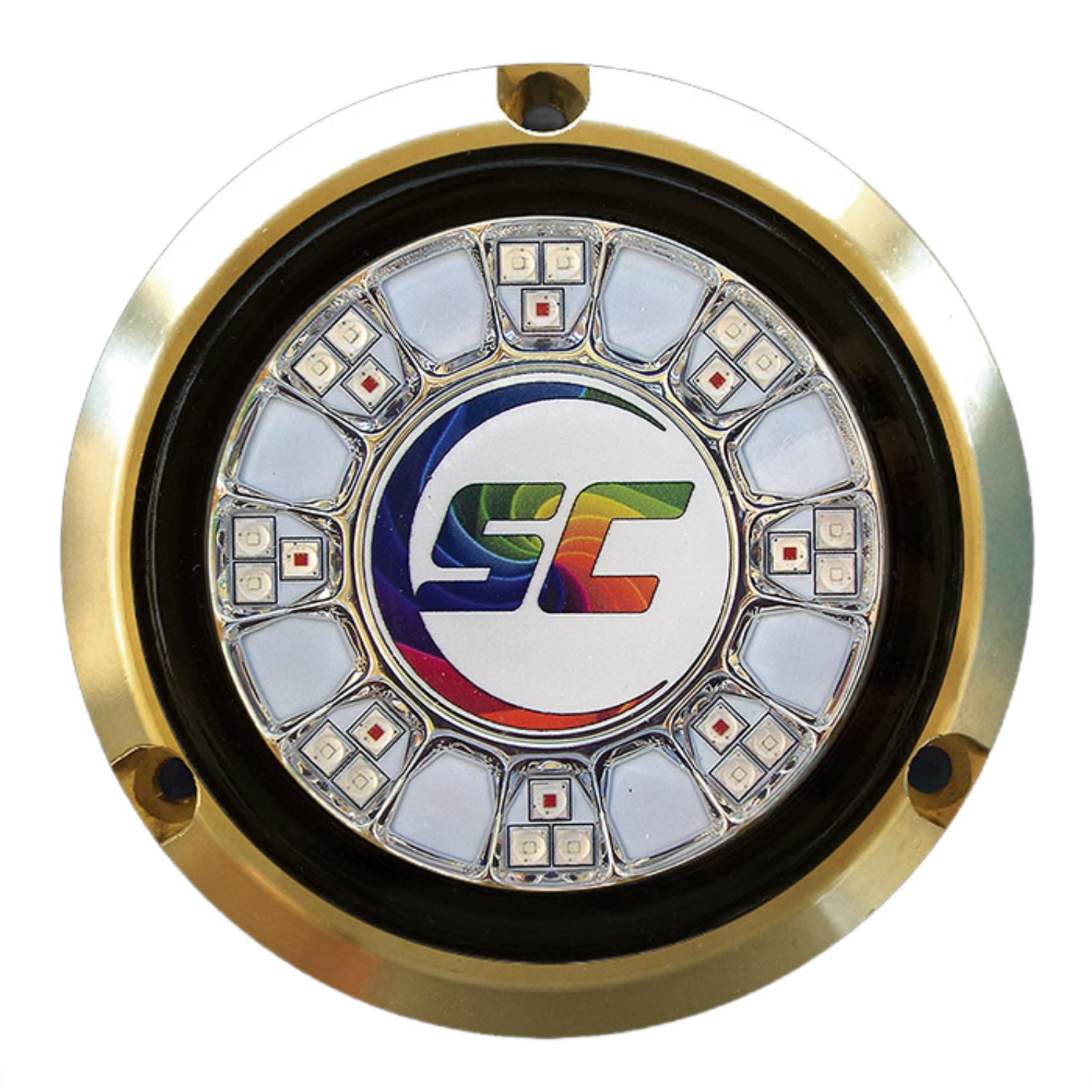 shadow-caster SCR-24 LED Underwater Boat Light - Color-Changing (RGBW) - Bronze Housing - 90W Surface Mount - Tempered Glass Len