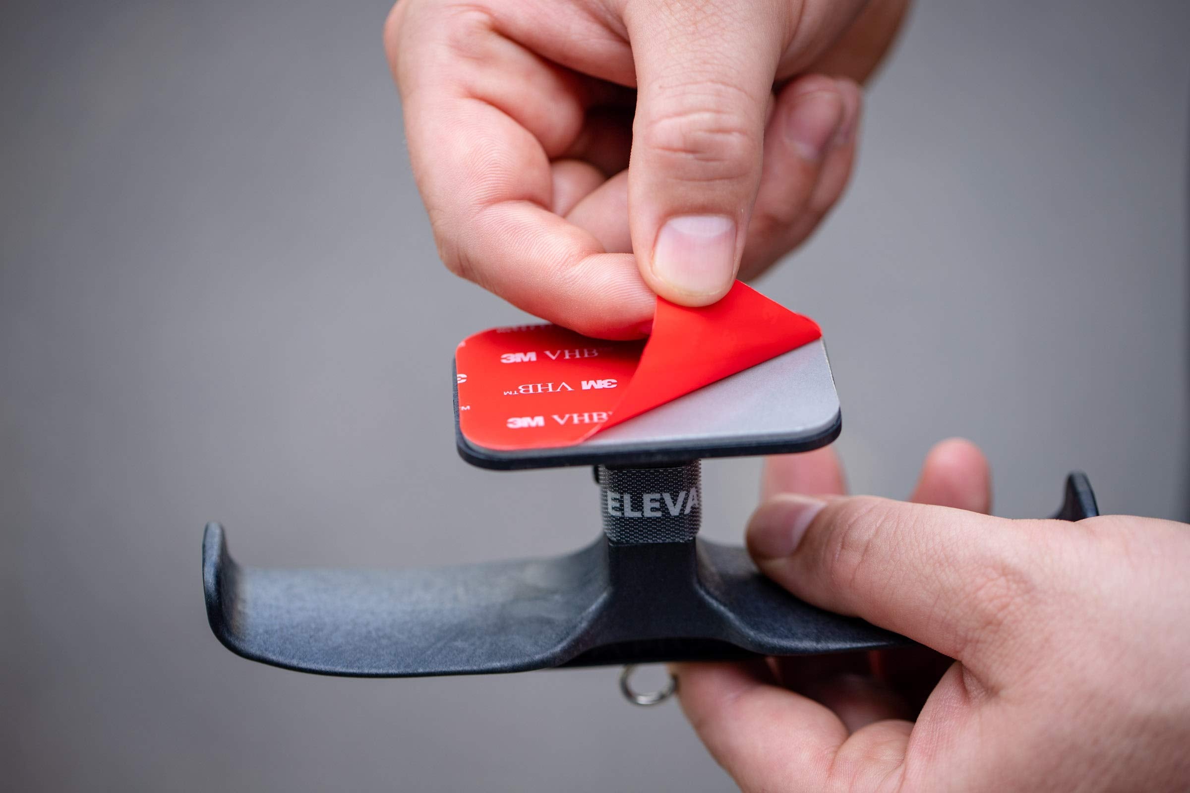 Elevation Lab The Anchor Pro (2 Pack)   Extra Strong Under Desk Headphone Stand Mount With Built In Cord Management