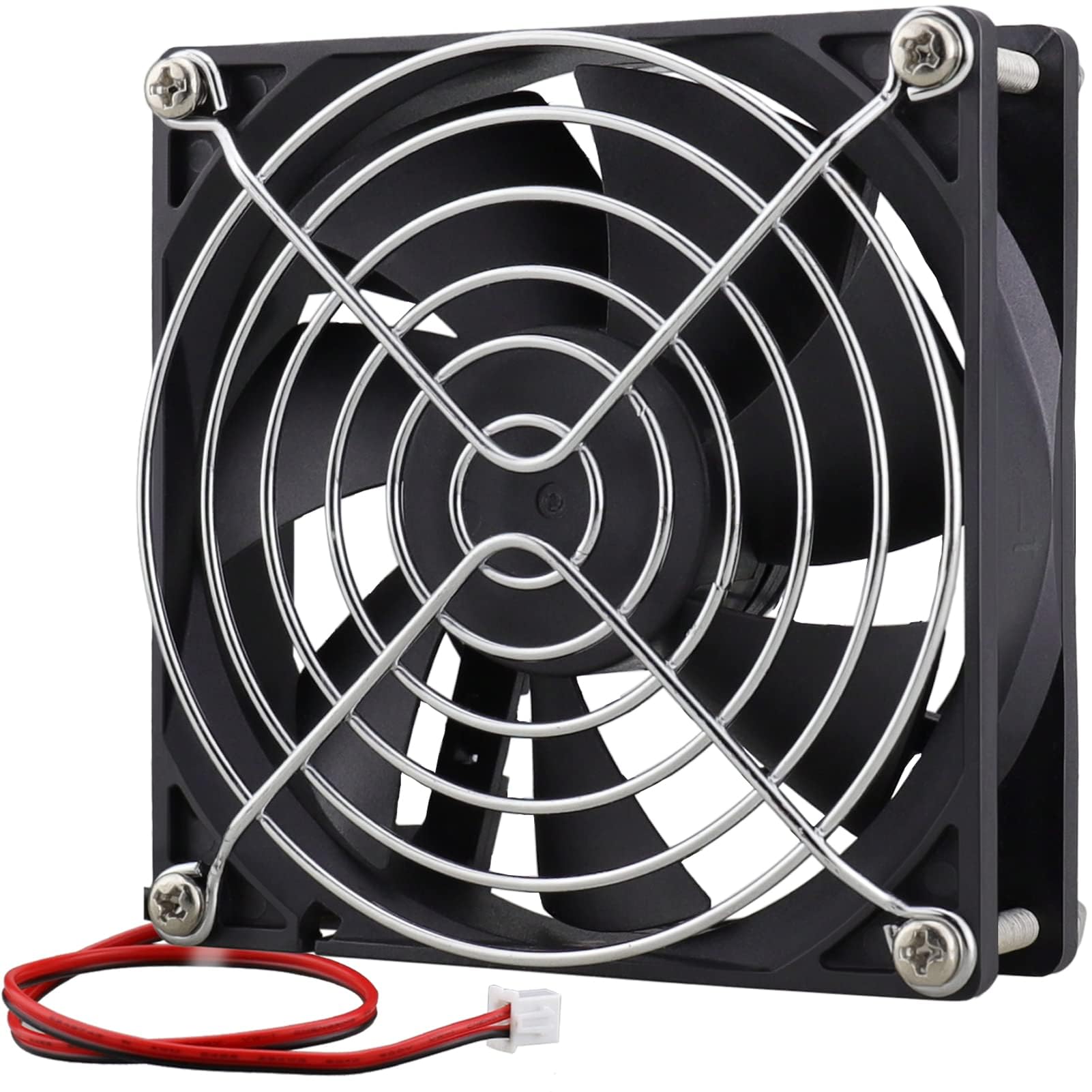 GDSTIME 92mm x 92mm x 25mm 12V Dual Ball Bearings Brushless Cooling Fan for Desktops, Laptops, Servers, Switches