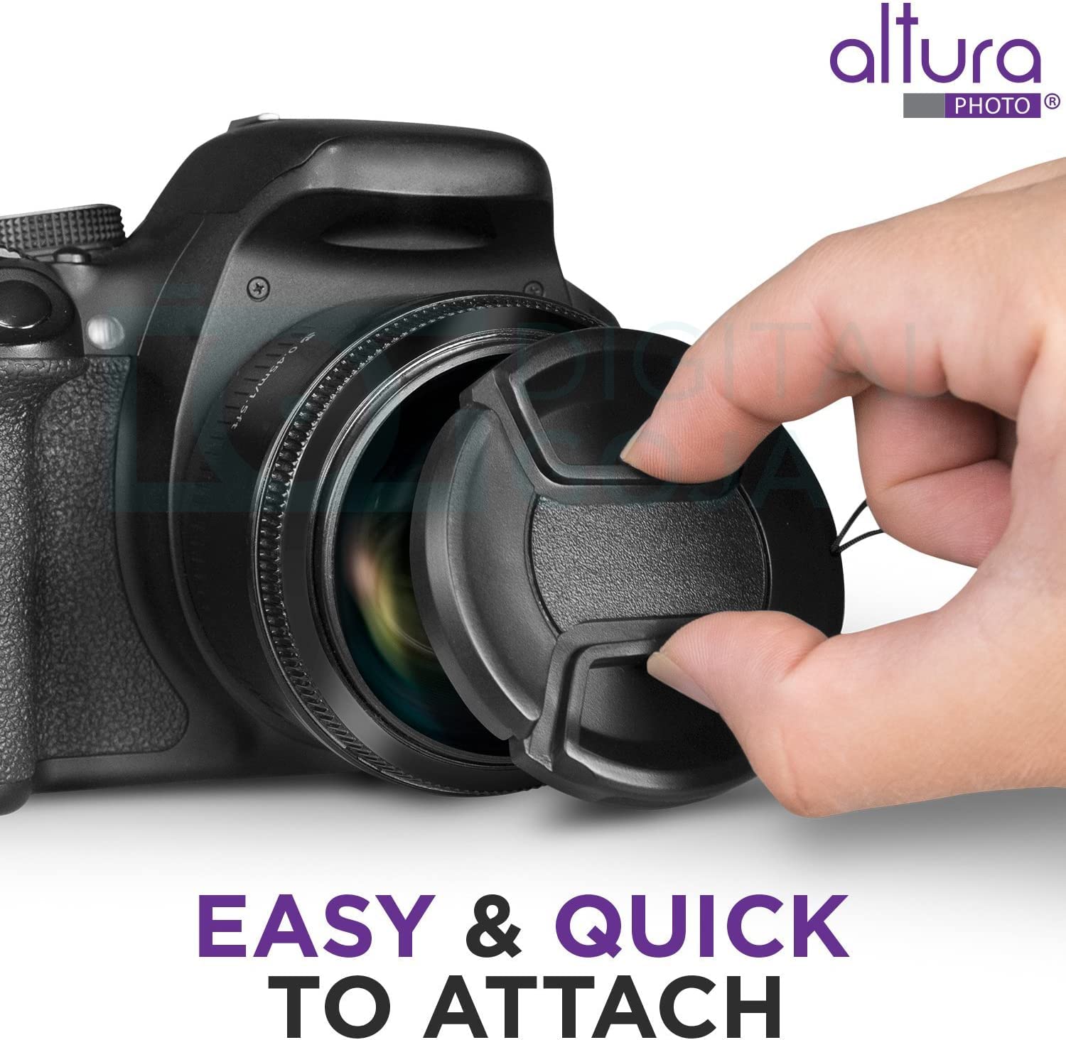 Altura Photo 55Mm Lens Cap   2 Pack Nikon Lens Cap Cover For D3400, D3500, D5500, D5600 With Af P Dx Nikkor 18 55Mm F/3.5 5.6G V