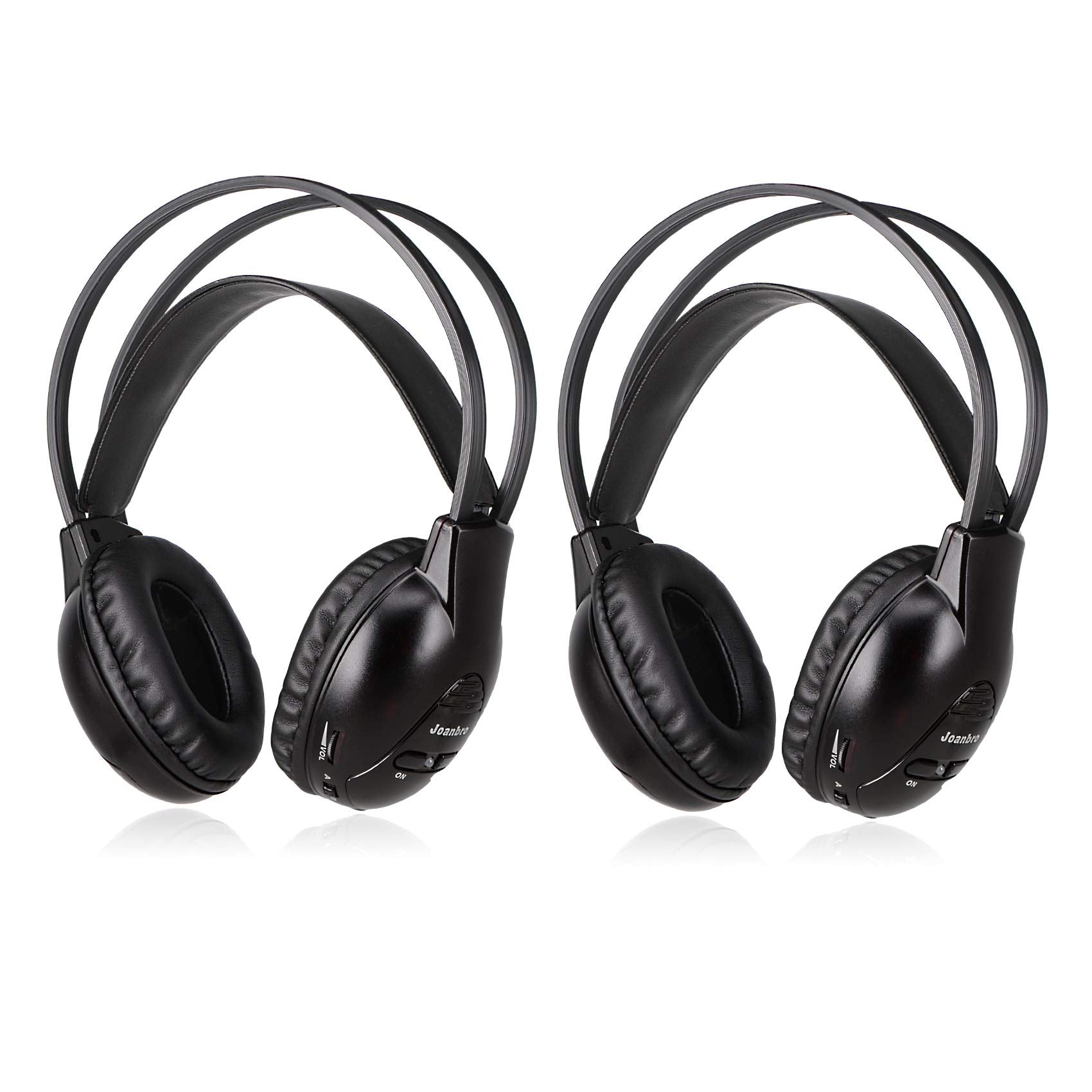 Joanbro Infrared Wireless Car Headphones For Town & Country, Sienna, Sequoia, Odyssey, Grand Caravan, Durango, Tahoe, Suburban,