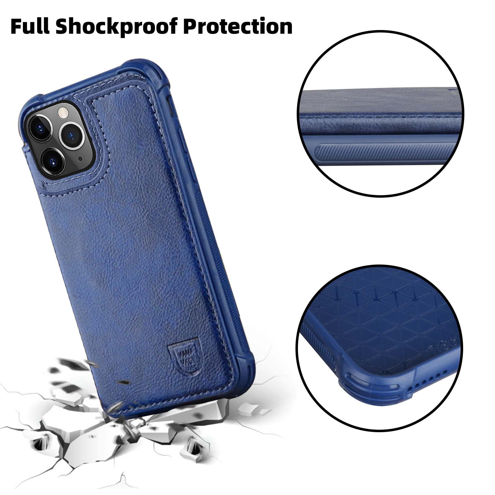 Vanavagy Wallet Case Compatible For Iphone 14 Pro Max For Women And Men,Leather Flip Folio Phone Cover Fits Magnetic Car Mount W