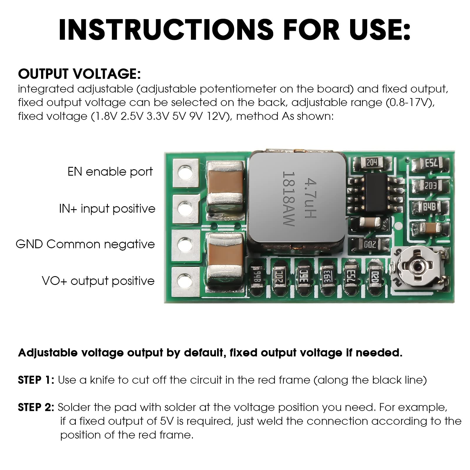10 Pieces 5V Regulator Module Mini Voltage Reducer Dc 4.5 24V 12V 24V To 5V 3A Volt Buck Converter Power Supply Transformer Modu