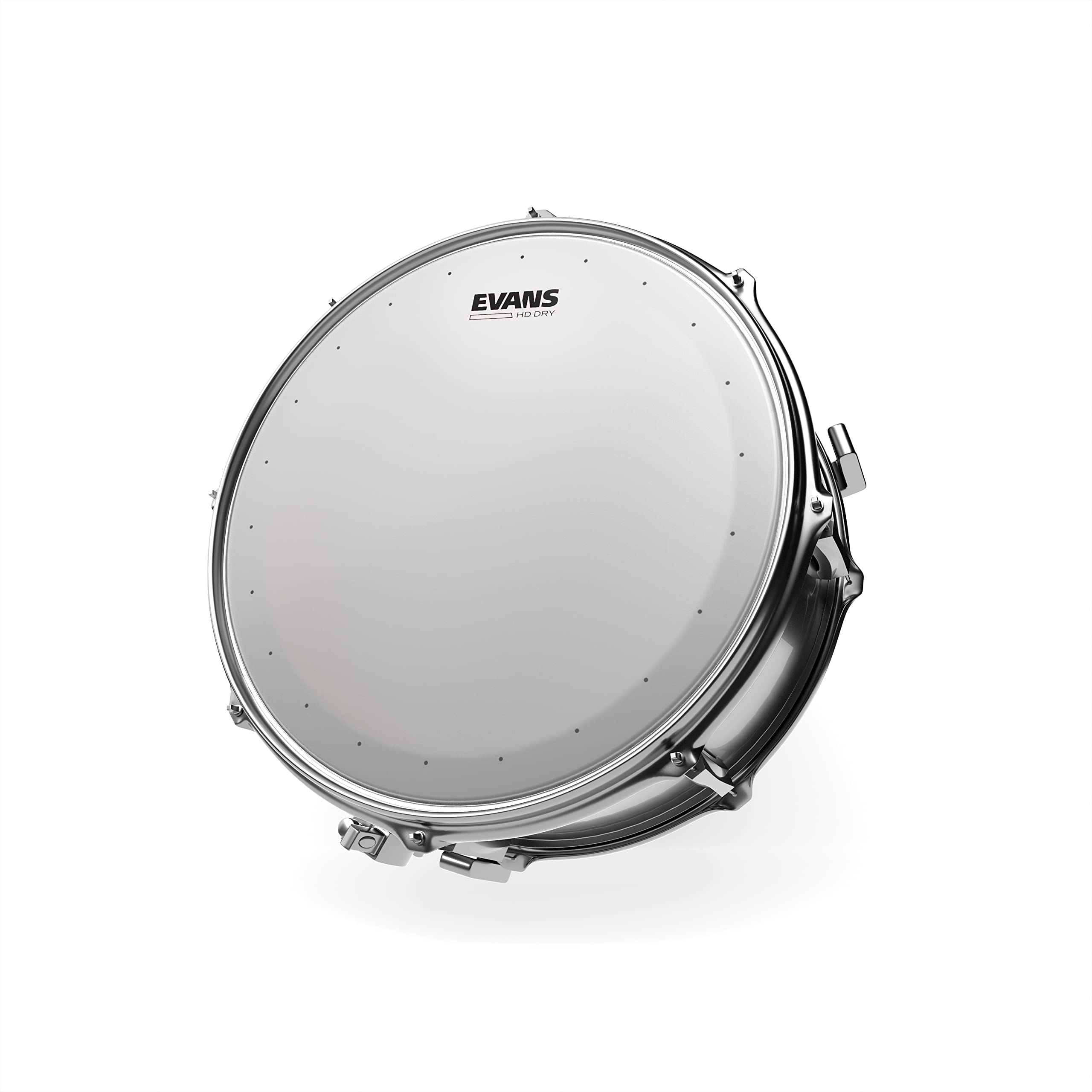 Evans Genera Hd Dry Snare Drum Head, 13    (White)- Coated Drum Head Made Using Two Plies Of Film -Overtone Ring Controls Sustai
