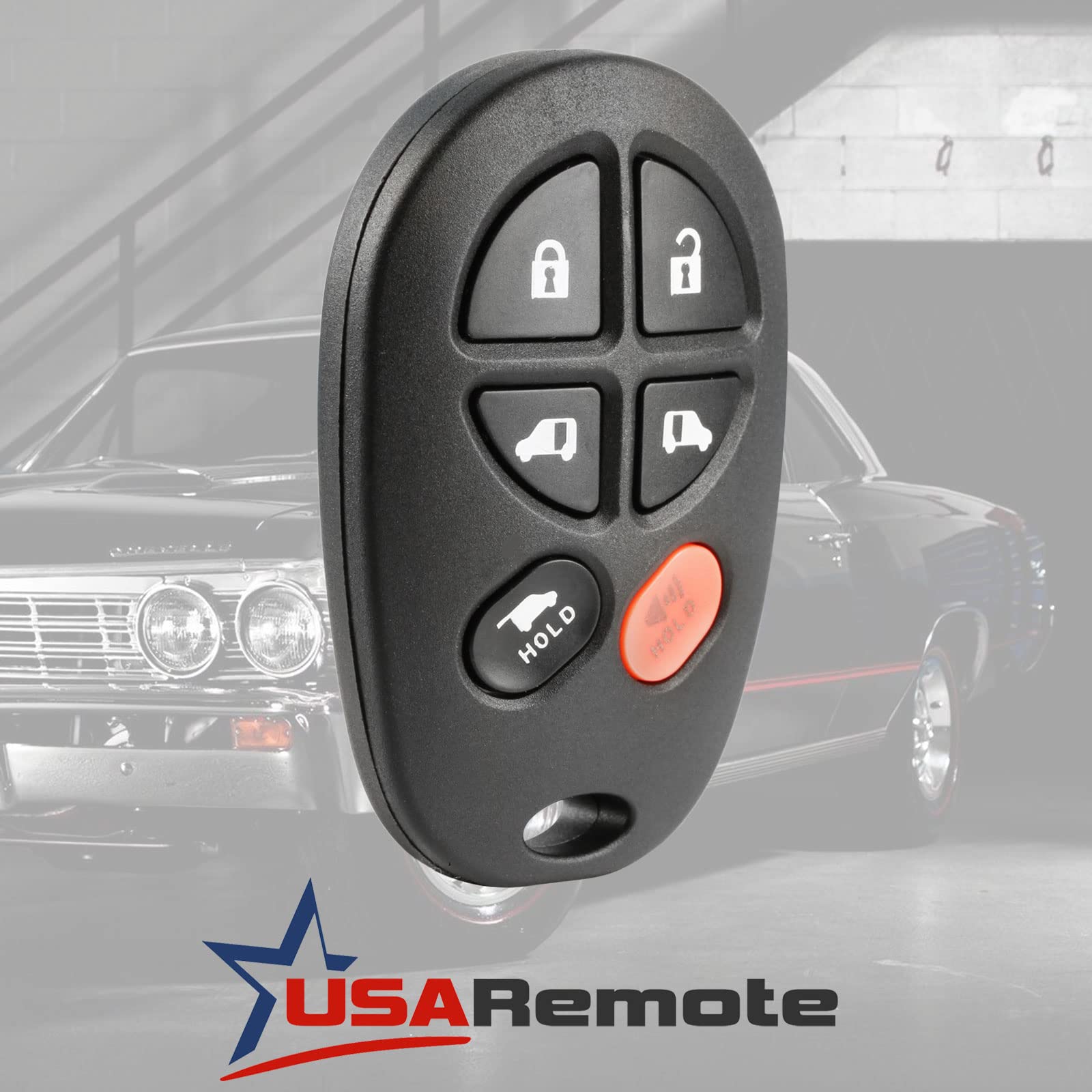 Key Fob Keyless Entry Remote Fits 2004 2016 Toyota Sienna (Gq43Vt20T 6 Btn)