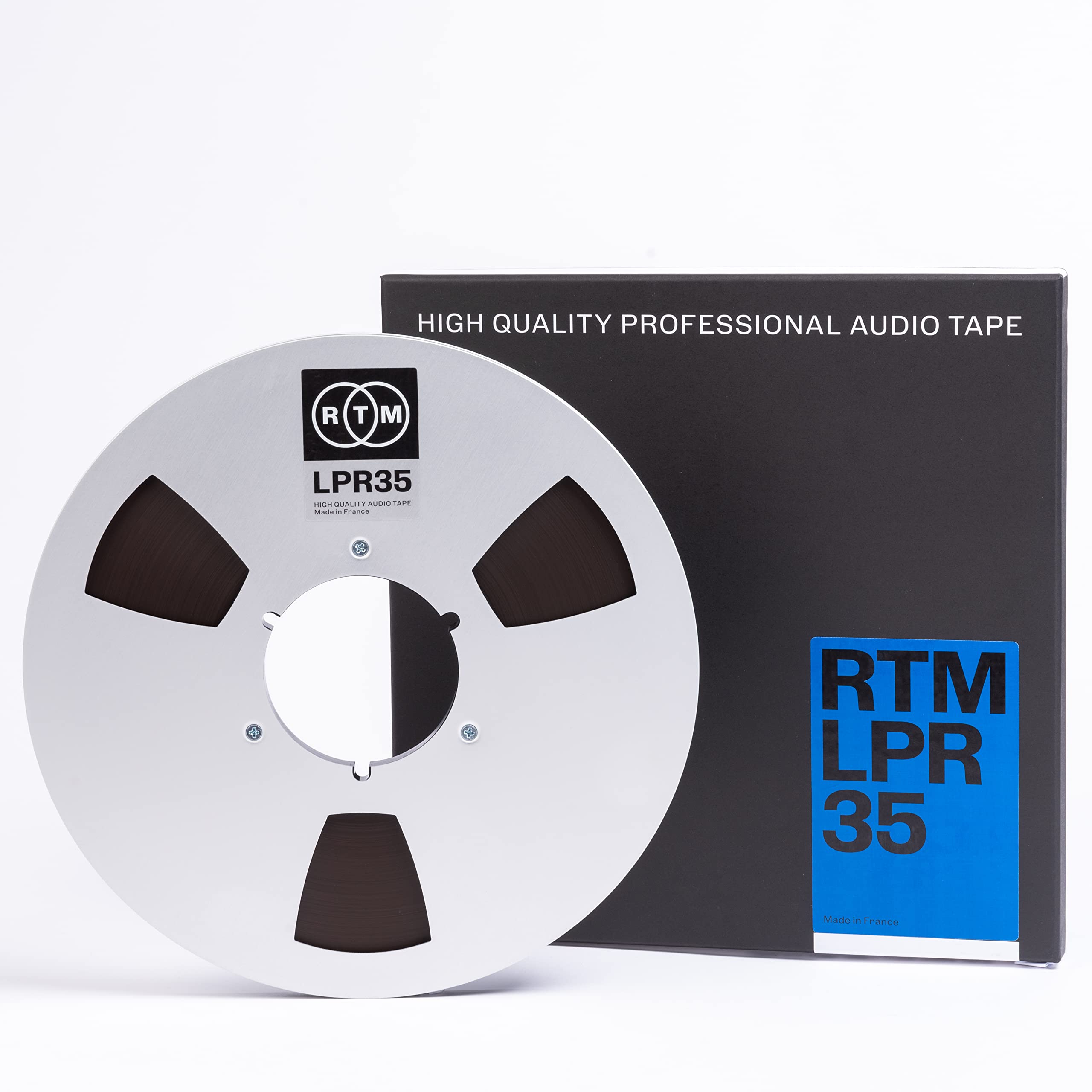 Rtm Long Play Recording Lpr 35  Inch   Reel To Reel Magnetic Tape For Audio Recording   3608 Ft Metal Reel   10.5 Inch Diameter