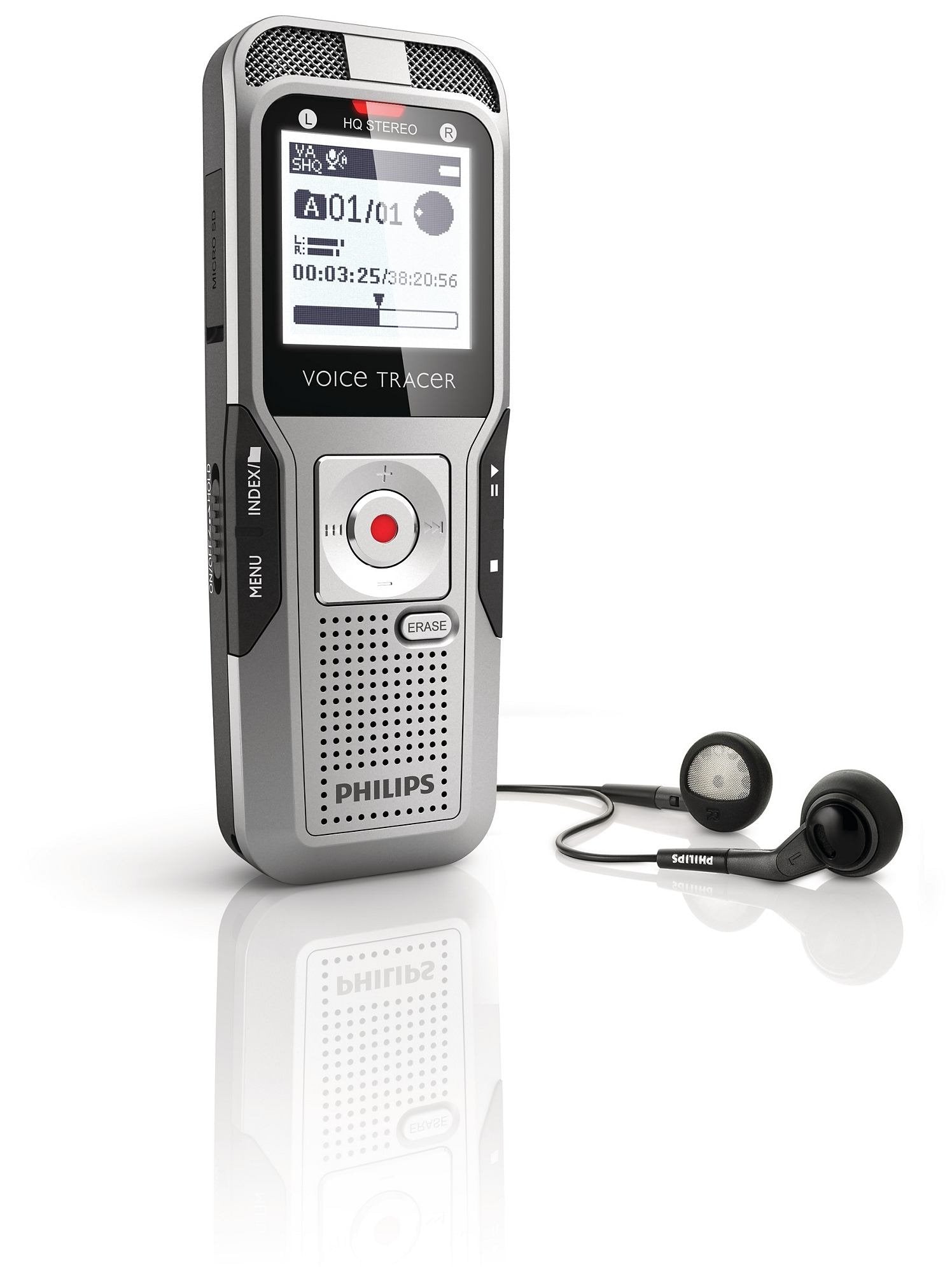 Philips Dvt3000/00 2 Gb Digital Voice Tracer And Recorder