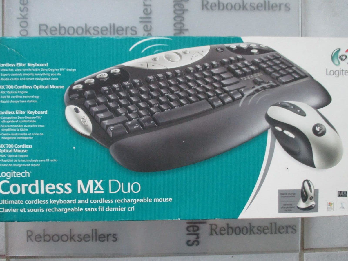 Logitech Wireless Mx Duo Multimedia Keyboard & Optical Mouse Kit (Silver/Black)