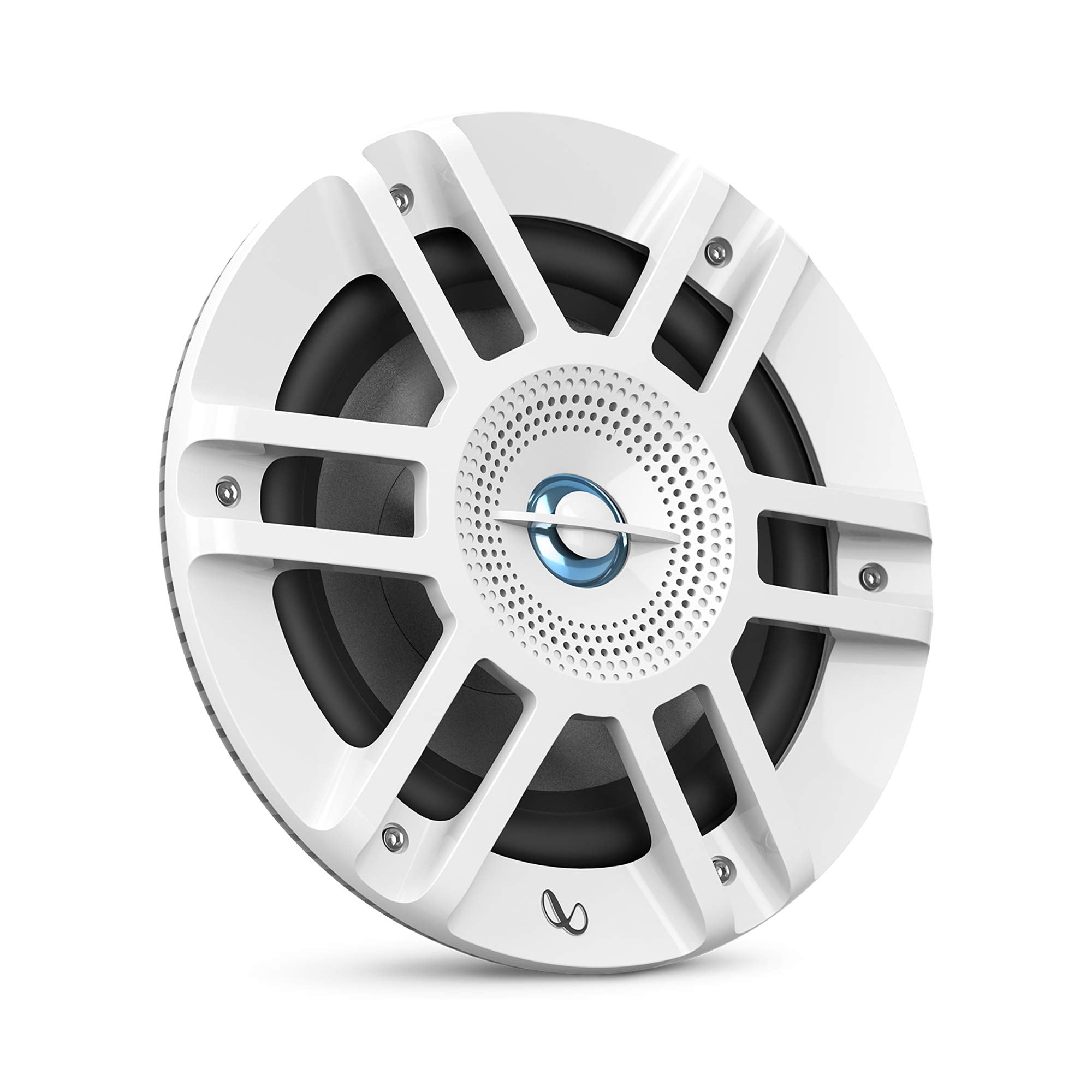 Infinity Kappa6120Mam   Kappa Marine Kappa6120M White 6.5'' Premium 2 Way Rgb Led Coaxial Speakers