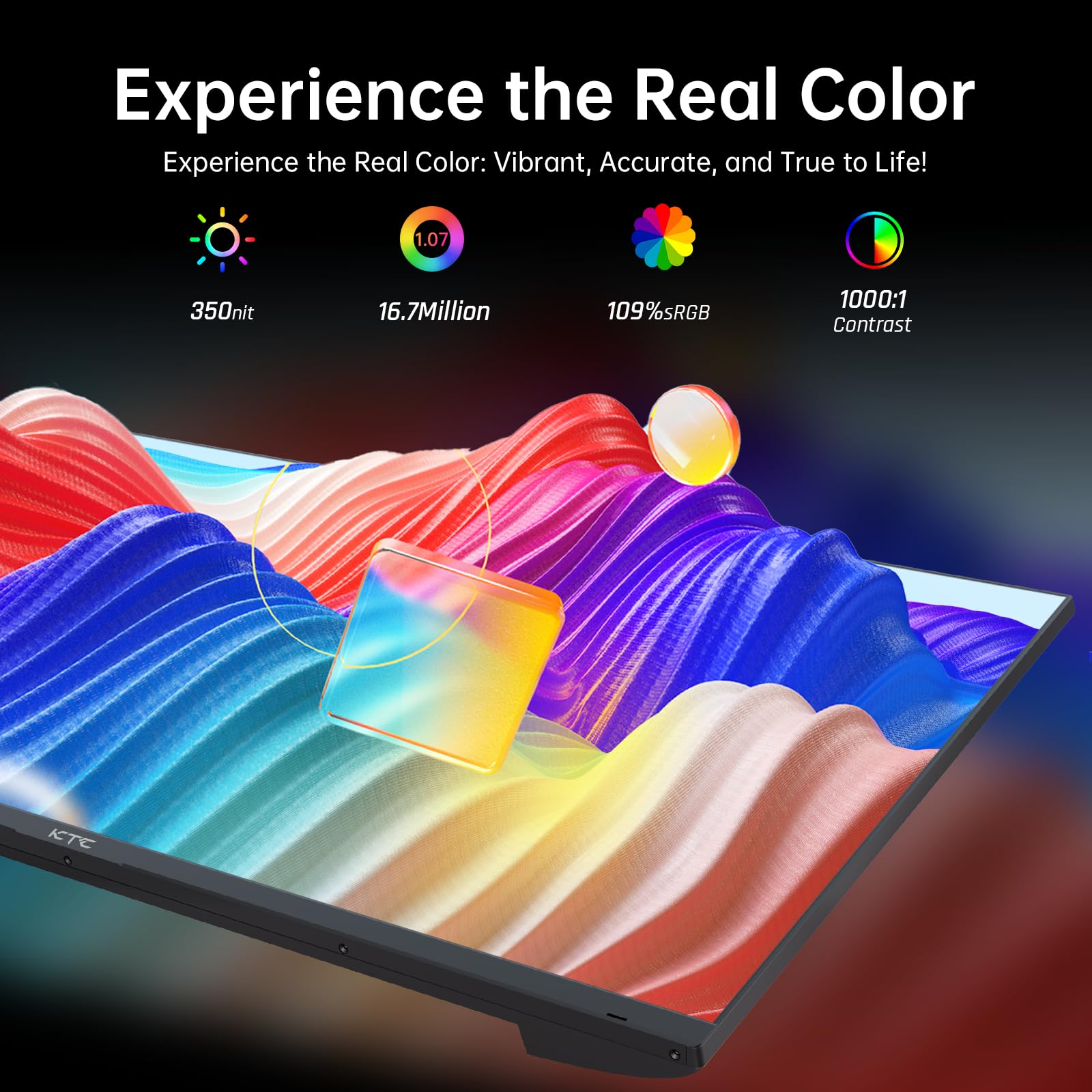 Ktc 32 Inch 2K Computer Monitor, Ips 1440P Monitor With Ultra Thin Bezels, Hdr10, Freesync/G Sync, Hdmi/Dp Ports, Tilt Adjustabl