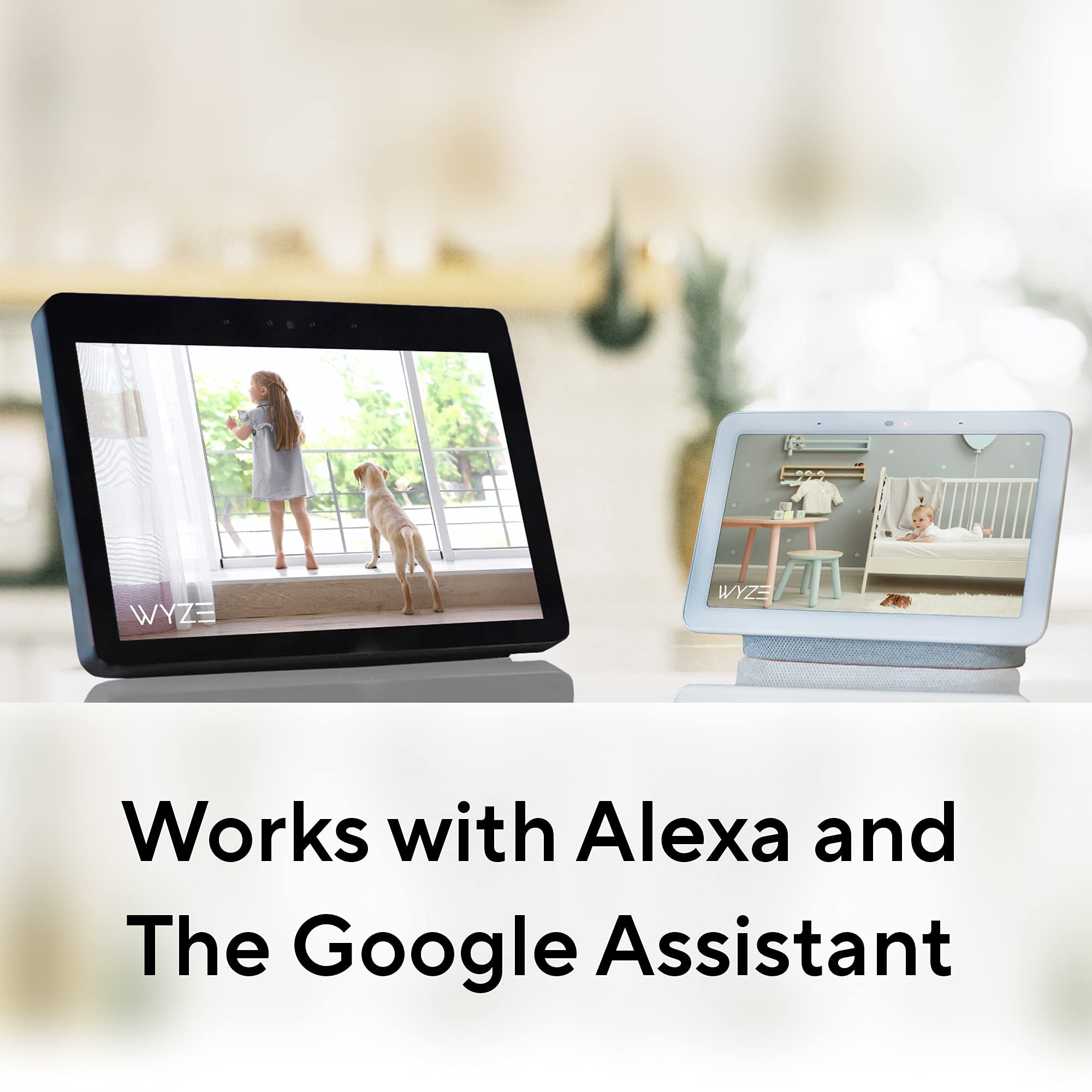 Wyze Cam Pan V2 1080P Pan/Tilt/Zoom Indoor Baby Monitoring Camera With Color Night Vision, Motion And Sound Detection, Home Security Camera Compatible With Alexa & Google Assistant