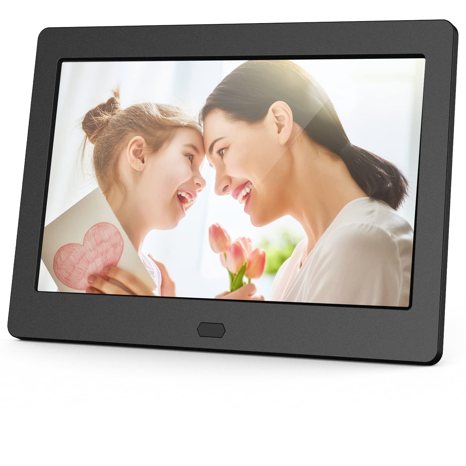 Atatat Digital Picture Frame With High Resolution 1280X800 16:9 Ips Screen/1080P 720P Video Player/Stereo/Mp3/Auto Rotate/Calend