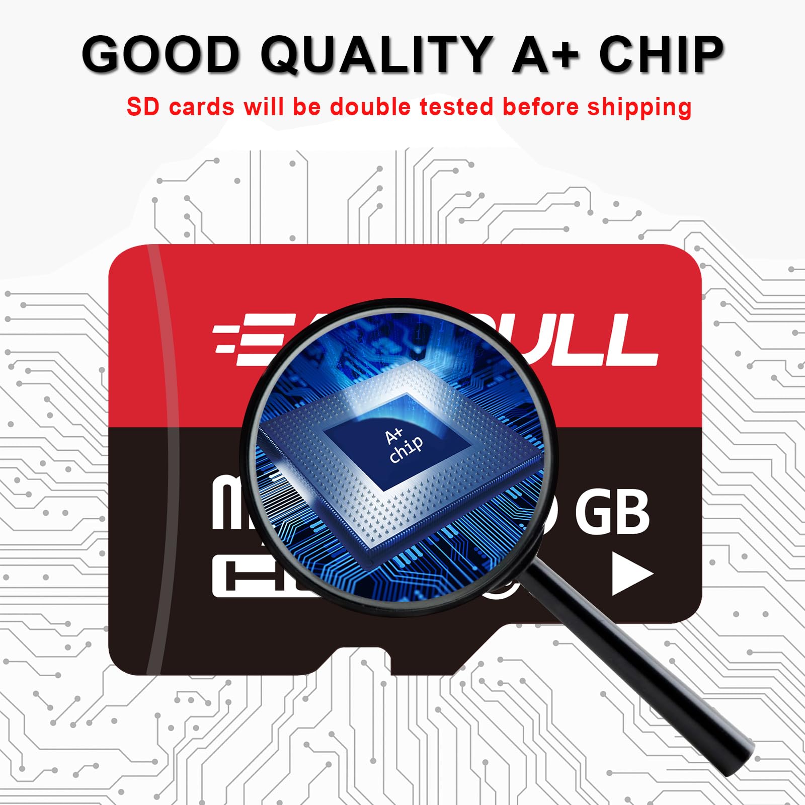 Eastbull 16Gb 10 Pack Of Micro Sd Cards, Sd Memory Cards 16Gb Sd Cards Pack Full Hd Video 90Mb/S Uhs I U1 Micro Sdhc Class 10 Fo