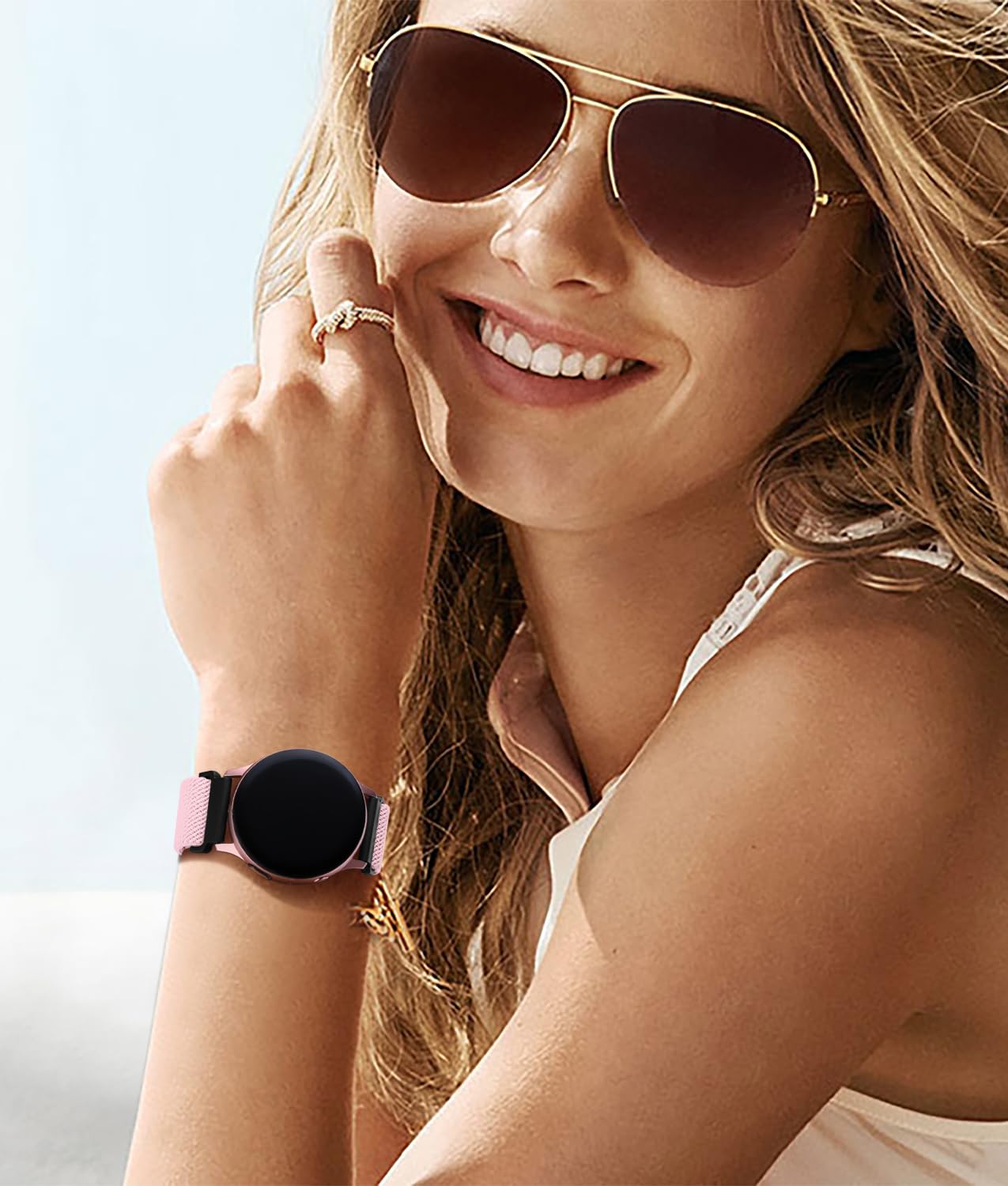 Lerobo Elastic Bands Compatible With Samsung Galaxy Watch 6/5/4 40Mm 44Mm/Galaxy Watch 6 4 Classic Band 43Mm 47Mm 42Mm 46Mm/Gala