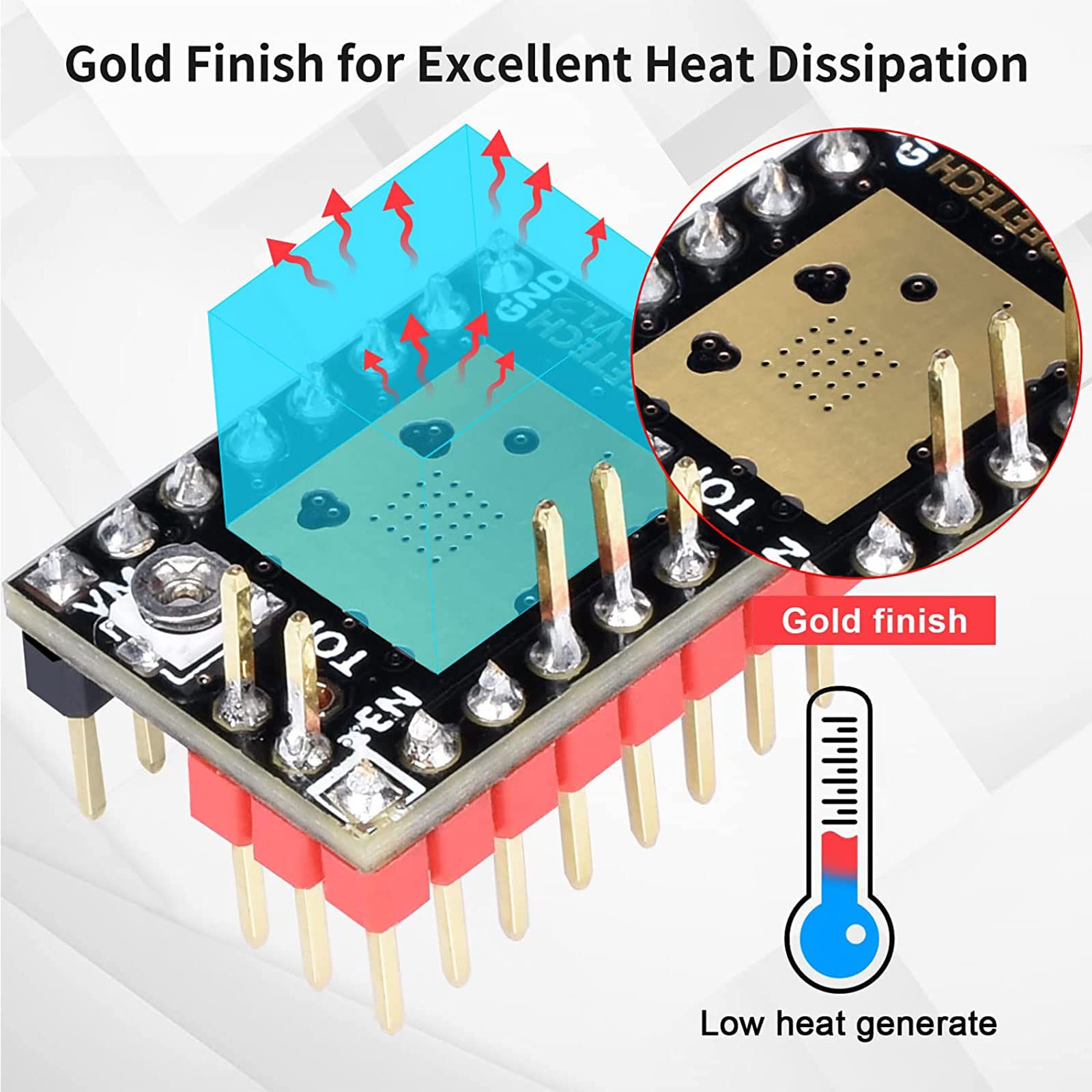 Bigtreetech Skr V1.4 Turbo Control Board 32Bit For 3D Printer Compatible With Tft35 E3 V3.0.1/Tft70 Touch Screen Support Tmc2209