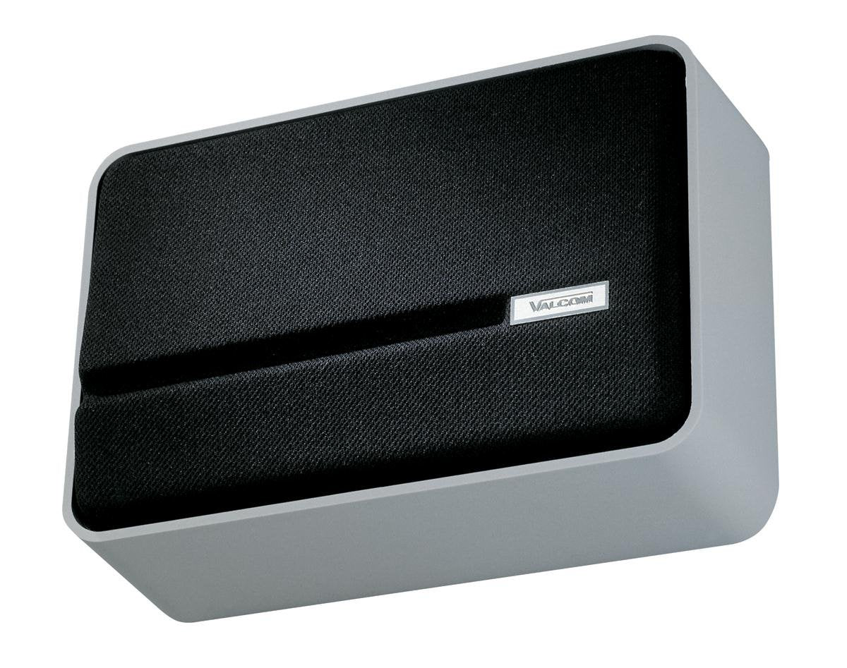 Valcom Inc 1Watt 1Way Slimline Speaker Gray