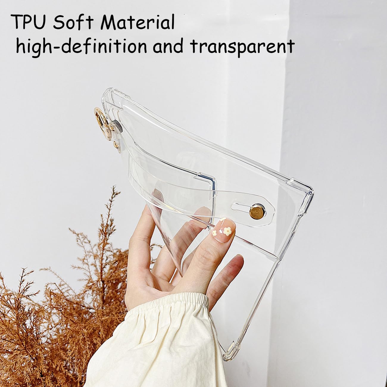 Umubuhoms Hand Held Clear Case For 7 Inch Kindle Oasis (10Th Generation,2019 And 9Th Generation,2017) Lightweight, Scratch Proof