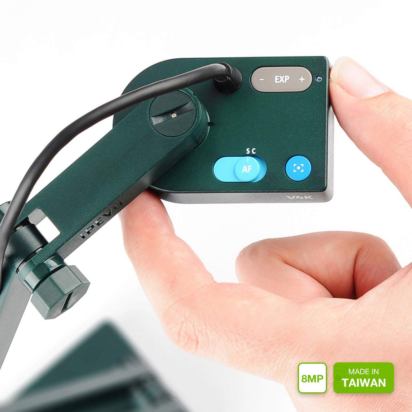 Ipevo V4K Ultra High Definition 8Mp Usb Document Camera   Mac Os, Windows, Chromebook Compatible For Live Demo, Web Conferencing