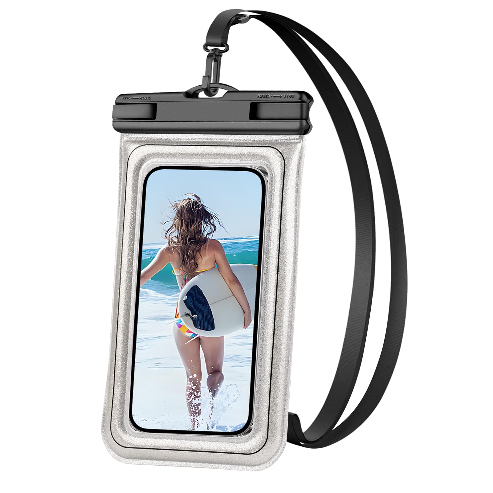Floating Waterproof Phone Pouch, Ipx68 Waterproof Phone Case With Lanyard For Iphone 16 15 14 13 Pro Max Samsung S25 S24 S23 S22