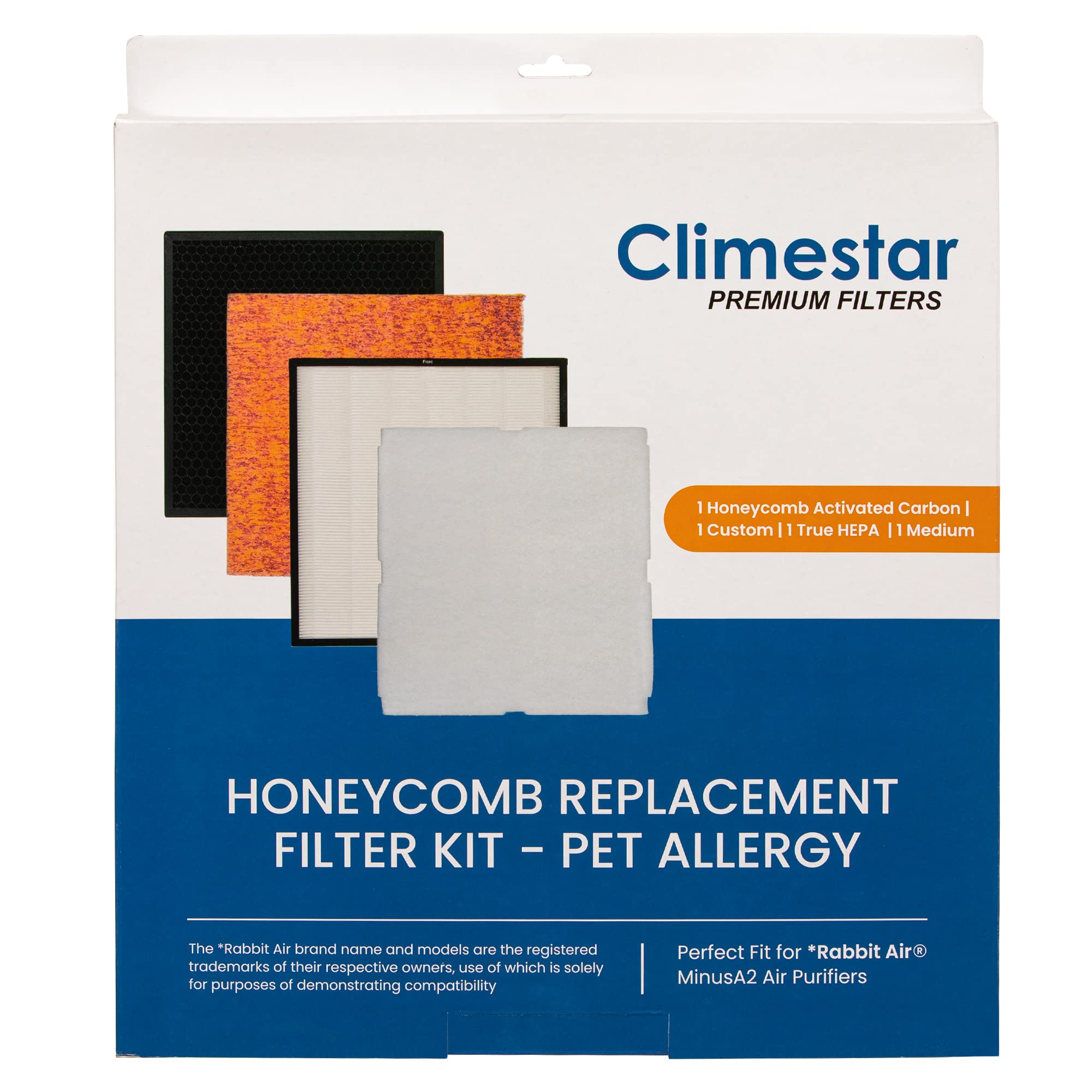 Climestar Honeycomb Filter Kit Compatible Replacement For Spa 700A Spa 780A Air Purifiers   Pet (Set Of 4 Filters)