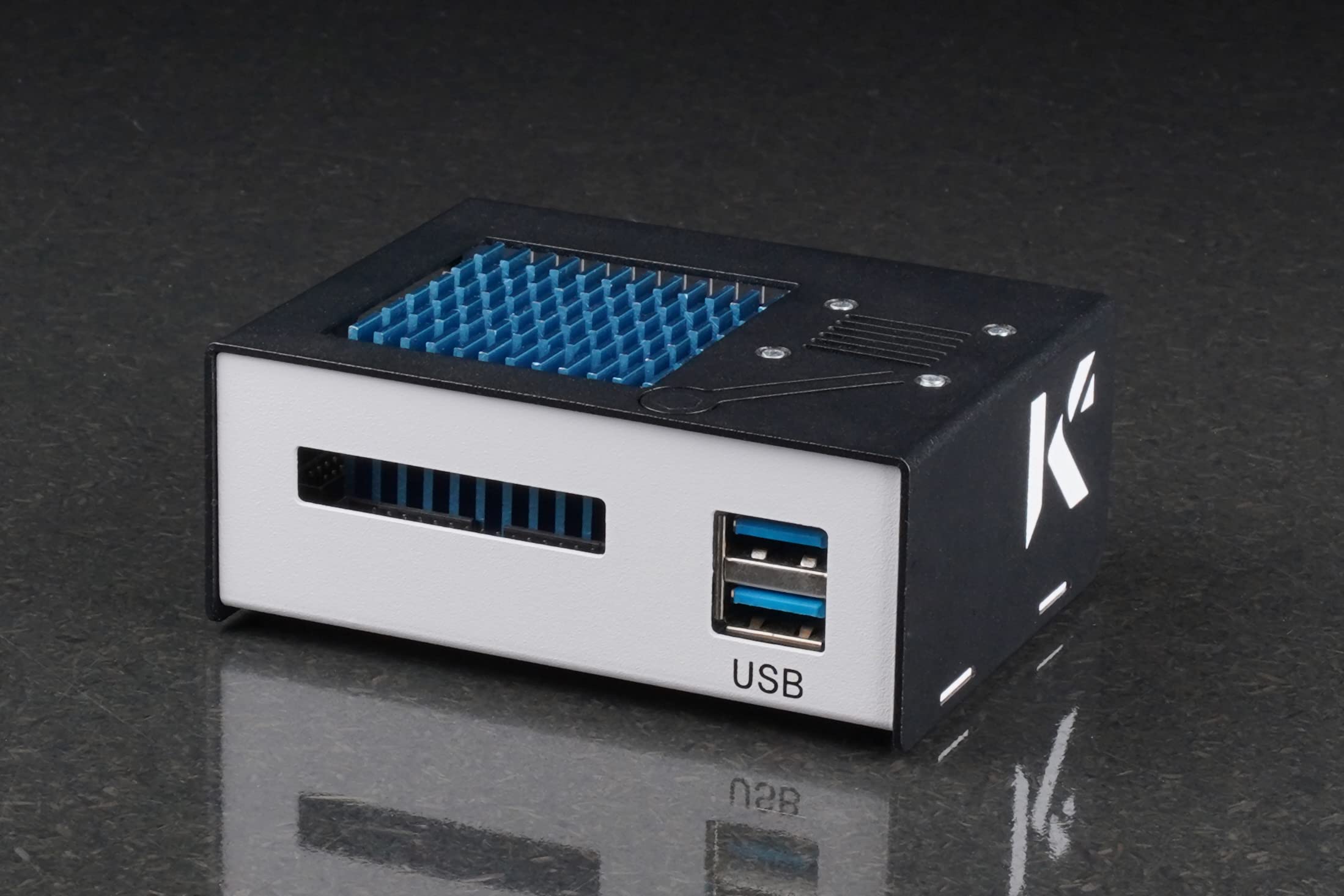 Kksb Odroid Xu4Q Case | Space For Odroid Xu4Q Heatsink | Odroid Xu4 Aluminum Enclosure With Fan Included