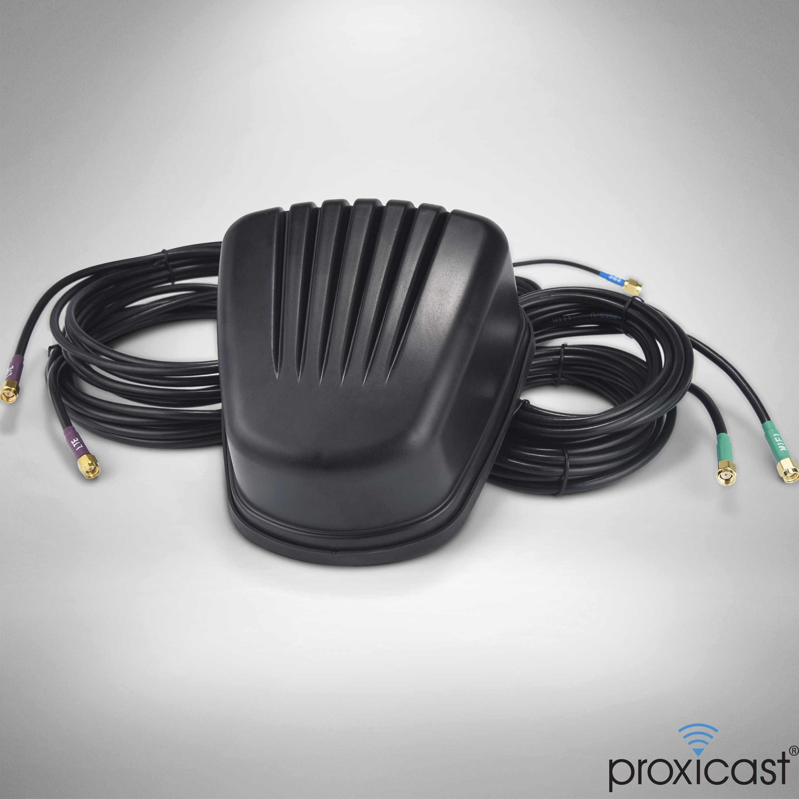 Proxicast 5 In 1 Pro Grade Low Profile 2X2 Mimo 4G/5G + Wi Fi + Gps Screw Mount Combination Vehicle Antenna Compatible With Crad