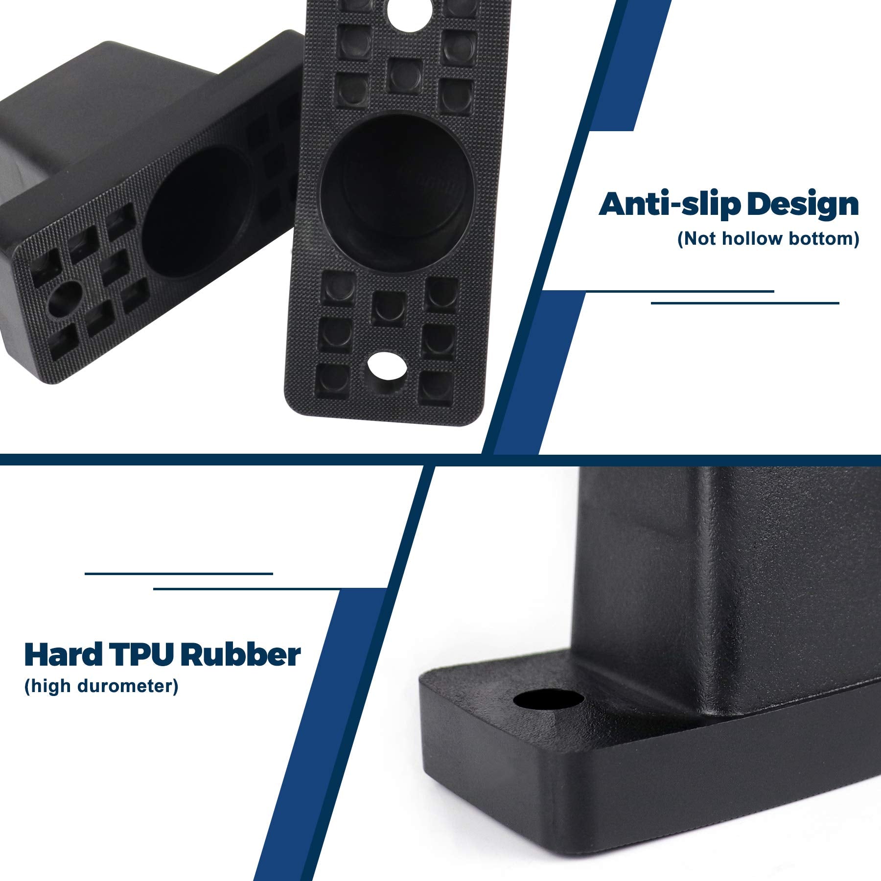 Pearwow Anti Vibration Rubber Pads,4 Pack Air Conditioner Mounting Bracket Shock Absorbing Pads For Ductless Mini Split Ac Conde