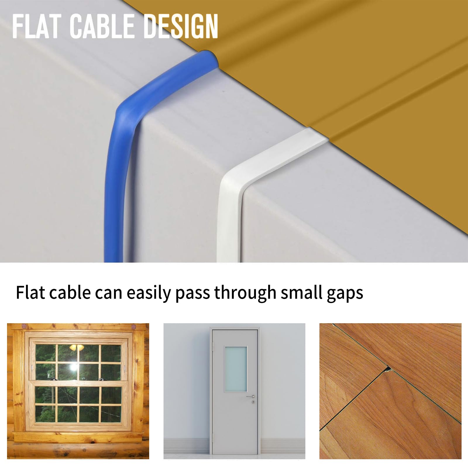Uyodm 20Ft/6M Usb Extension Cable Compatible With Wyze Cam V3/V4/V2,Wyze Cam Og, Wyze Cam Pan V3/V3 Pro/ V2, Ipx7 Waterproof Ext