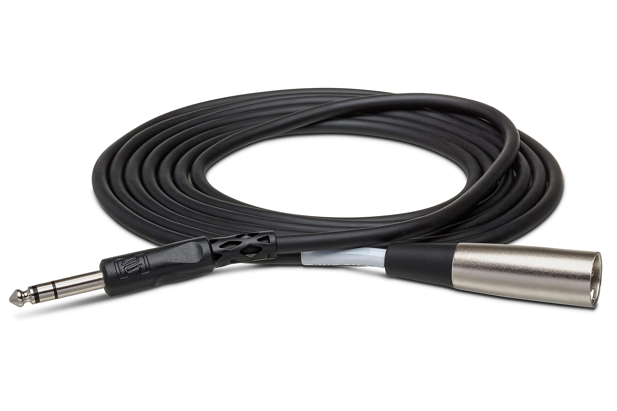 Hosa STX-102M 1/4 TRS to XLR3M Balanced Interconnect Cable, 2 Feet