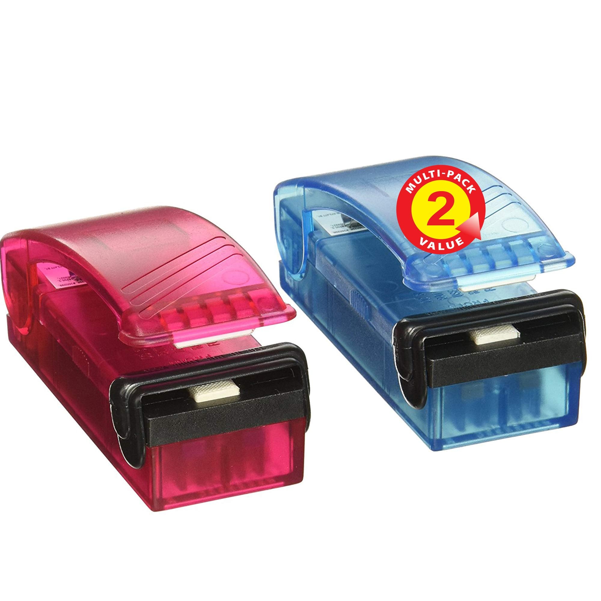Itouchless Handheld Heat Bag Sealer (2 Pack) For Airtight Food Storage Saver, Reseals Snack Bags, Seals Plastic Aluminum Chip Pa