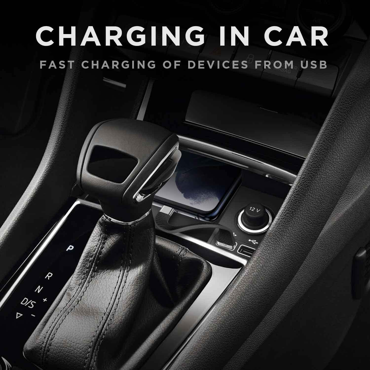 Afterplug Short Usb A To Usb C Cable, 5.5 Inch, 10Gbps, For Iphone 15/16, Ipad, Macbook, Samsung Galaxy, Tablets, Laptops, Portable Ssd, Android Auto