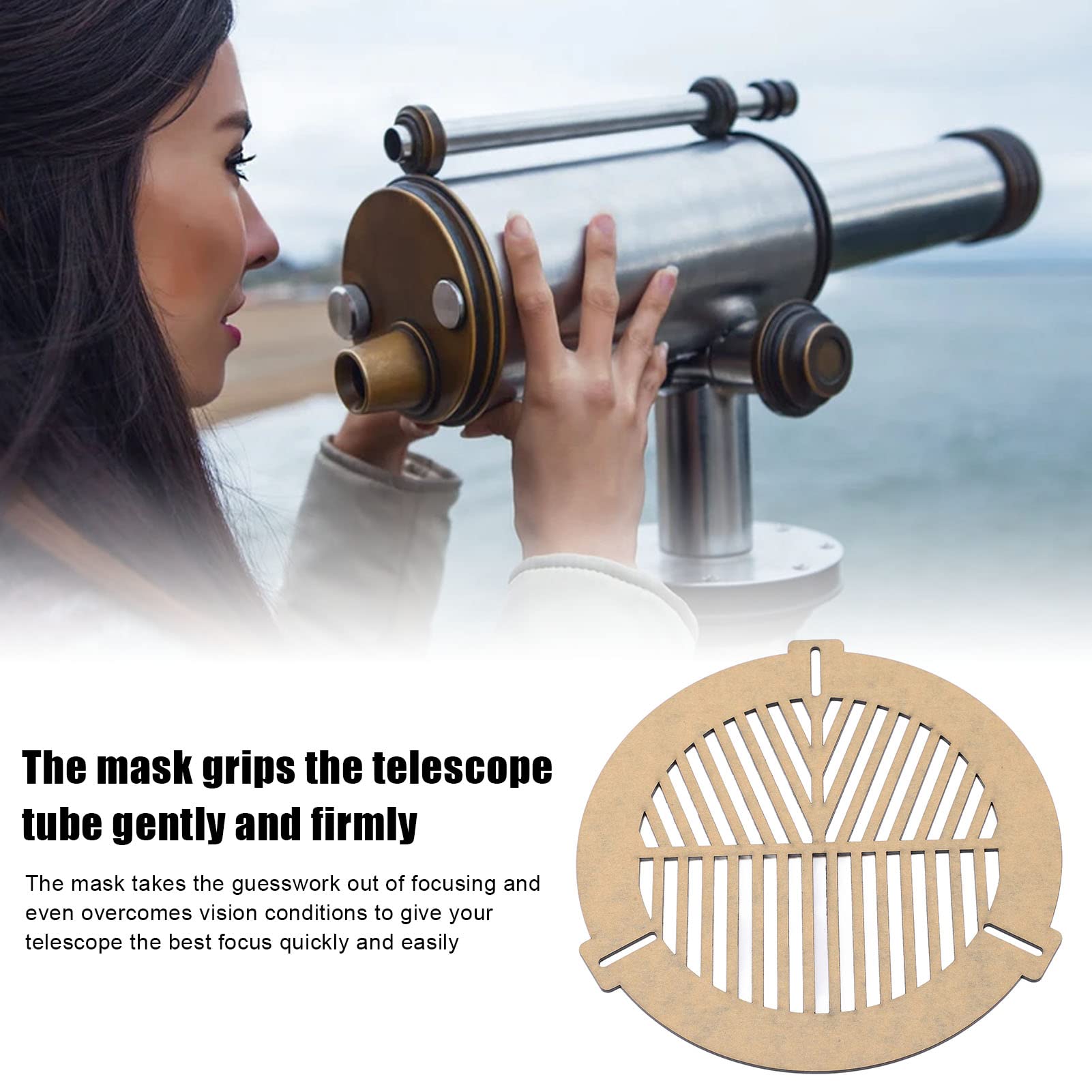 Bahtinov Mask Focusing Mask For Telescopes, Acrylic Telescope Focusing Mask For Outer Diameter From 120Mm 160Mm Diameter Telesco