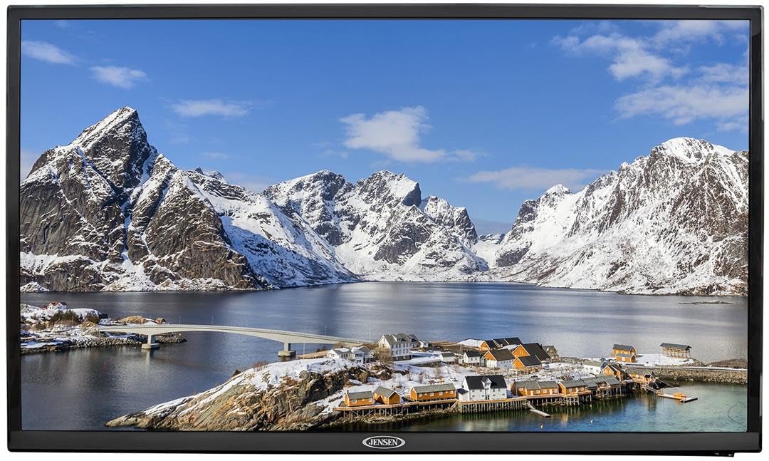 Jensen JTV3223DCS 32'' Wall Mount Smart TV, Black; 12VDC; 45W; 1366 x 768 Max Resolution; TFT LED Panel; 4000:1 Contrast Ratio; 