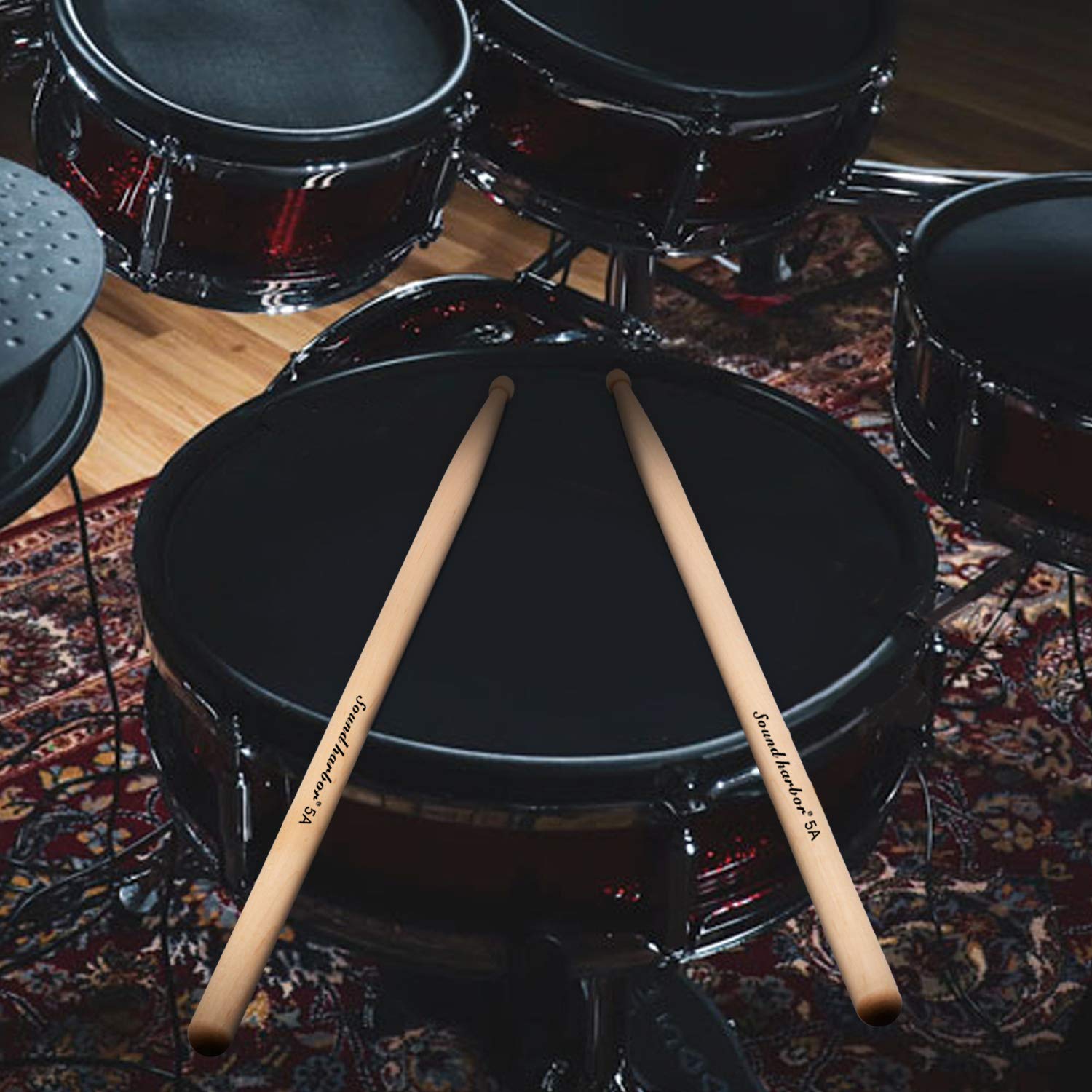 Drum Sticks 5A Wood Drumsticks Maple Snare Drumstick 2 Pair