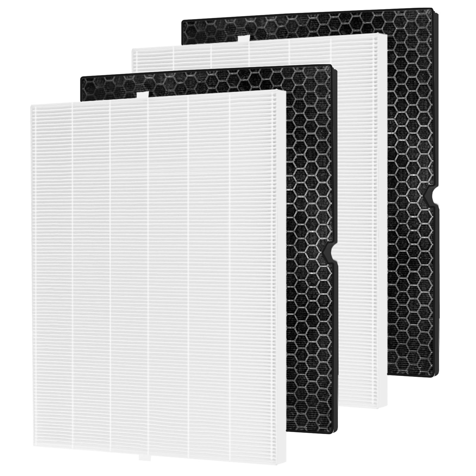 116130 Replacement Filter H For Winix 5500 2 Am80 Plasmawave Air Purifier True Hepa Carbon Filter, 2 Set
