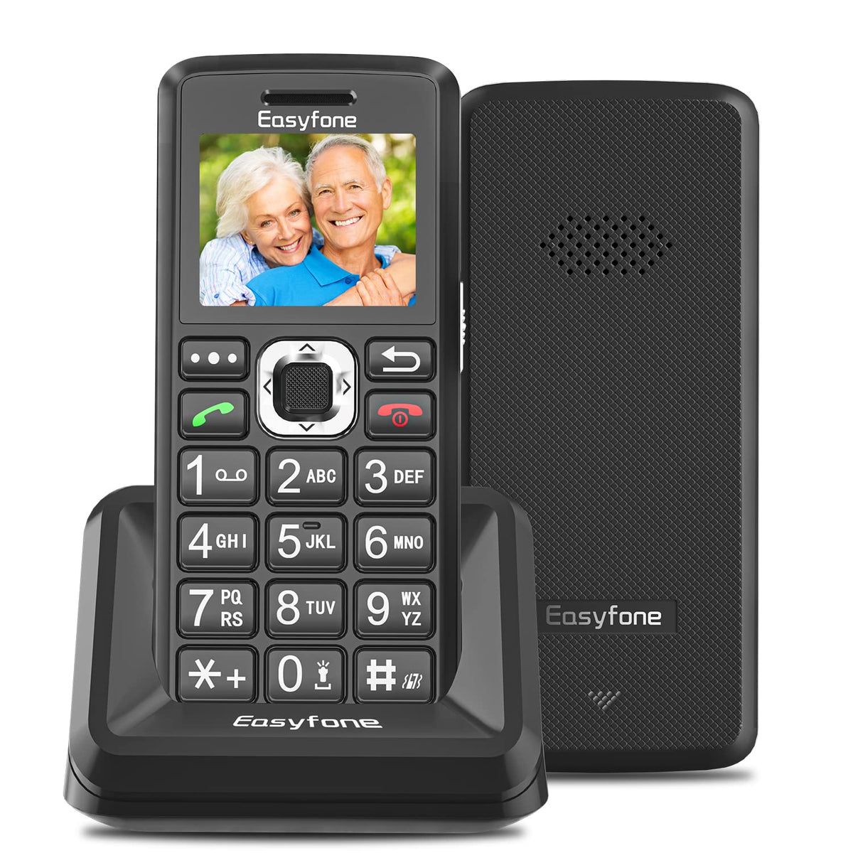 Easyfone T200 4G Unlocked Big Button Cell Phone For Seniors, Easy To Use Clear Sound Big Battery Senior Cell Phone With Sos Butt